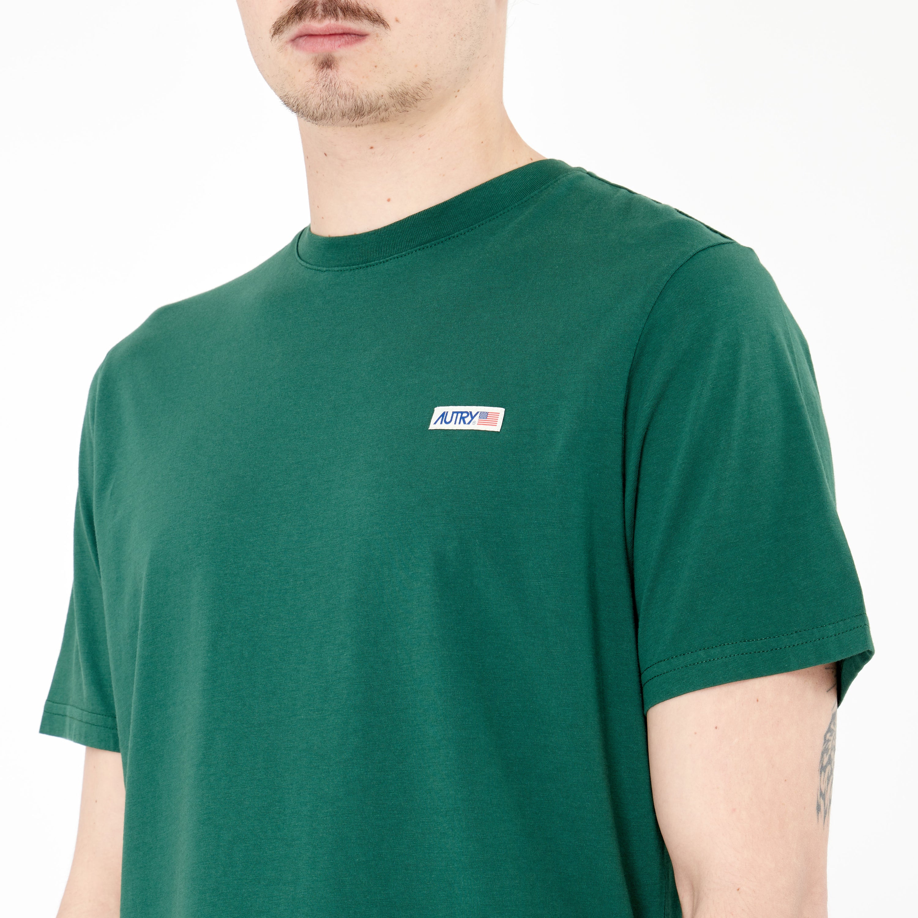 T-shirt Autry Label Vert