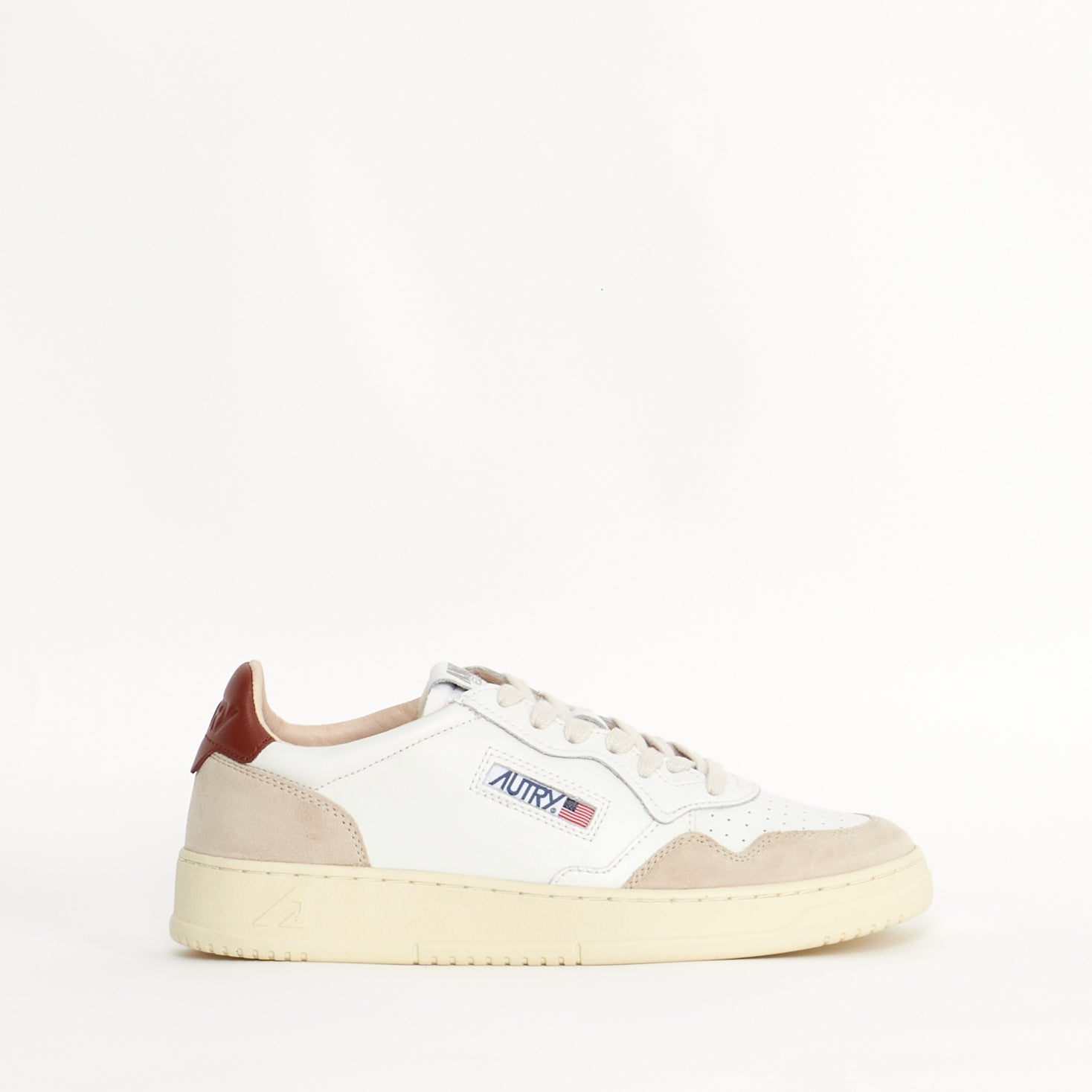 Sneakers Autry Medalist LS72 Blanche et Marron