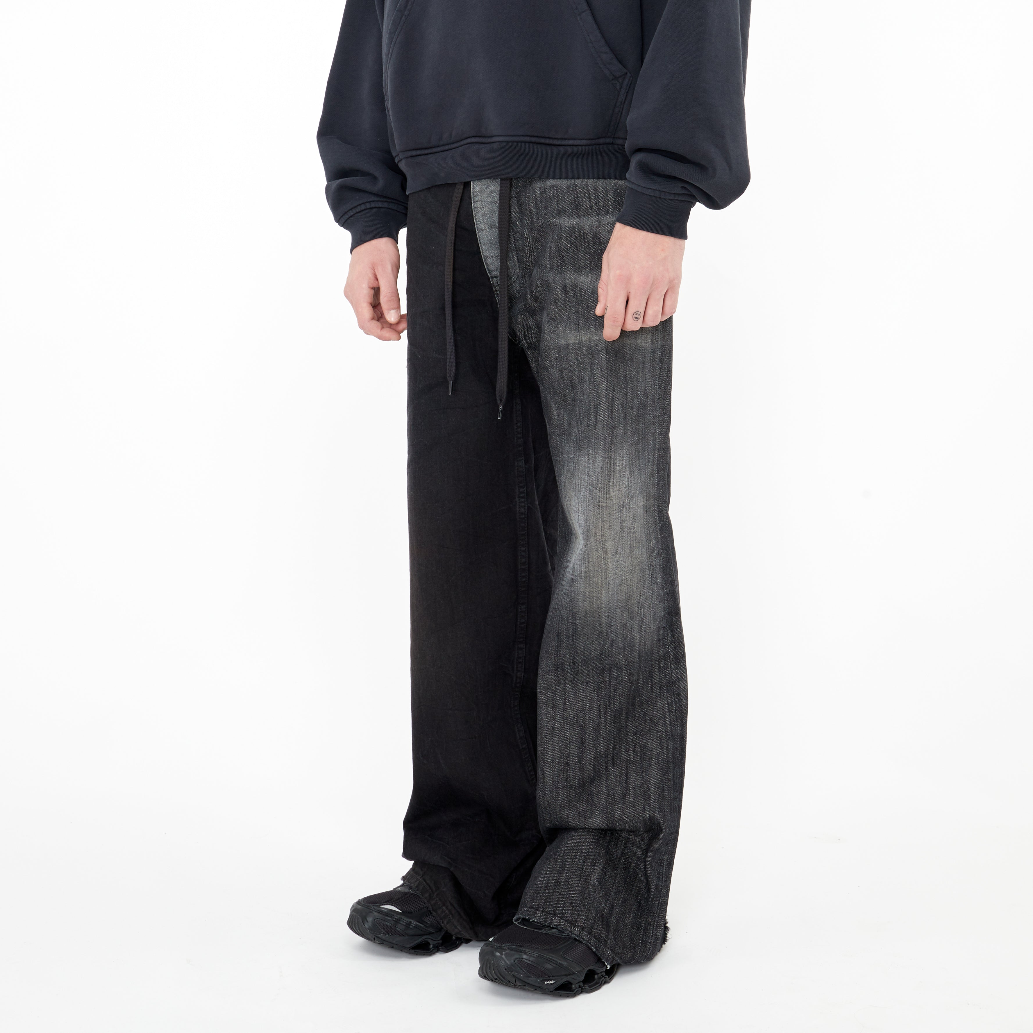 Jeans Balenciaga Fifty Fifty Noir