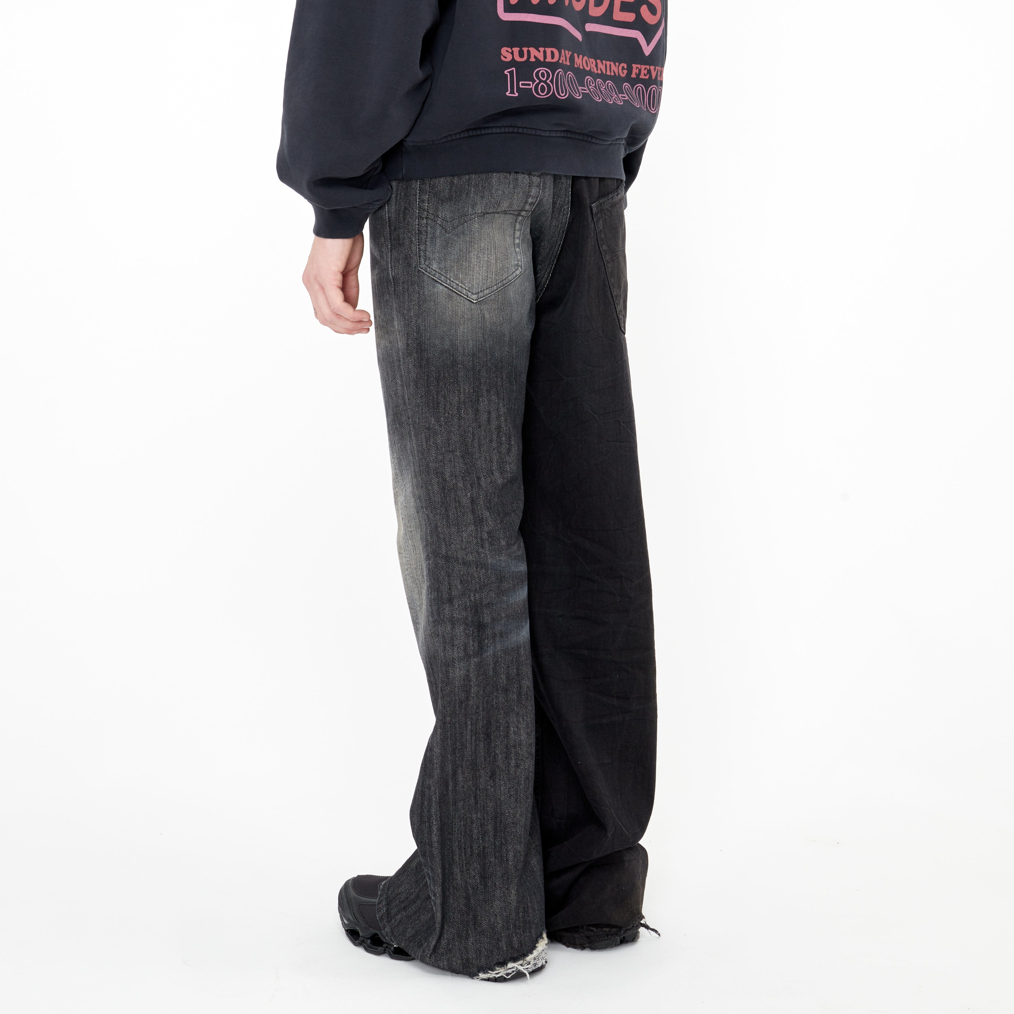 Balenciaga Fifty Fifty Jeans Black