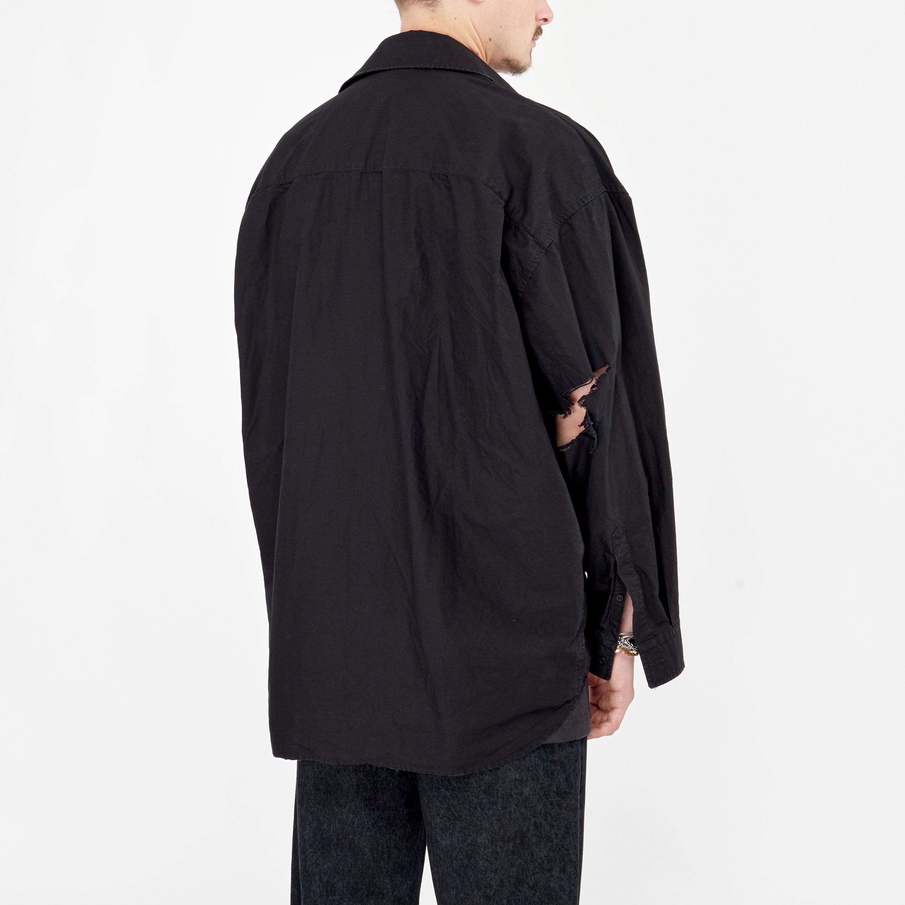 Chemise Balenciaga Superposé Sport Icon Noir