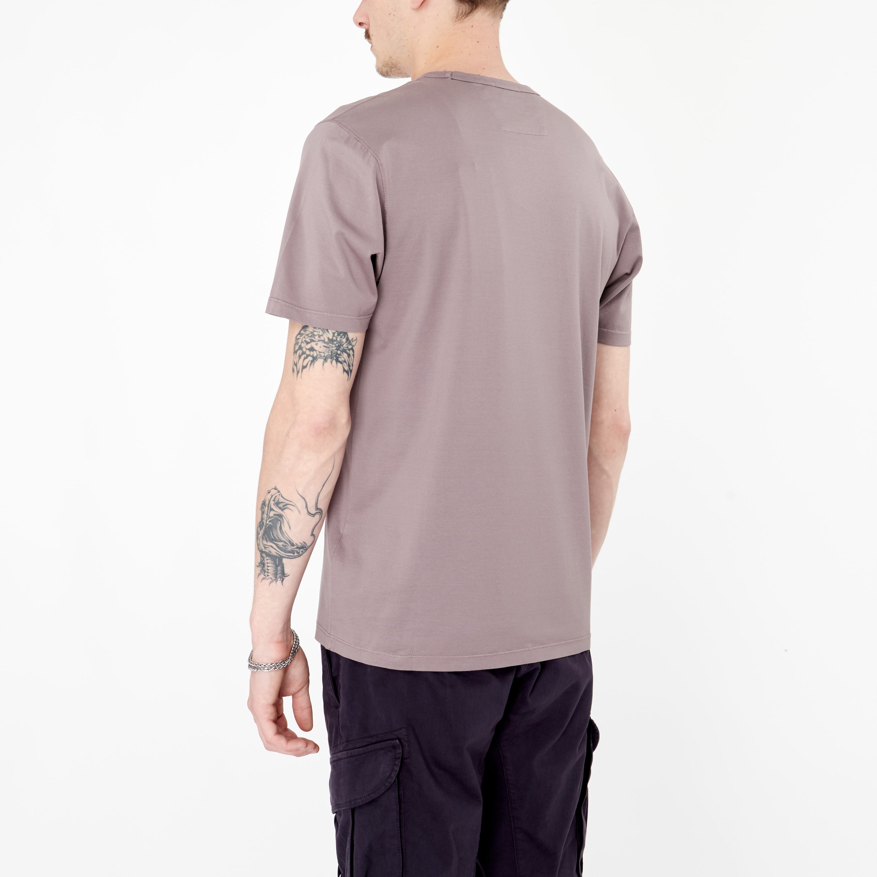 T-shirt Cp Company 70/2 Logo Violet