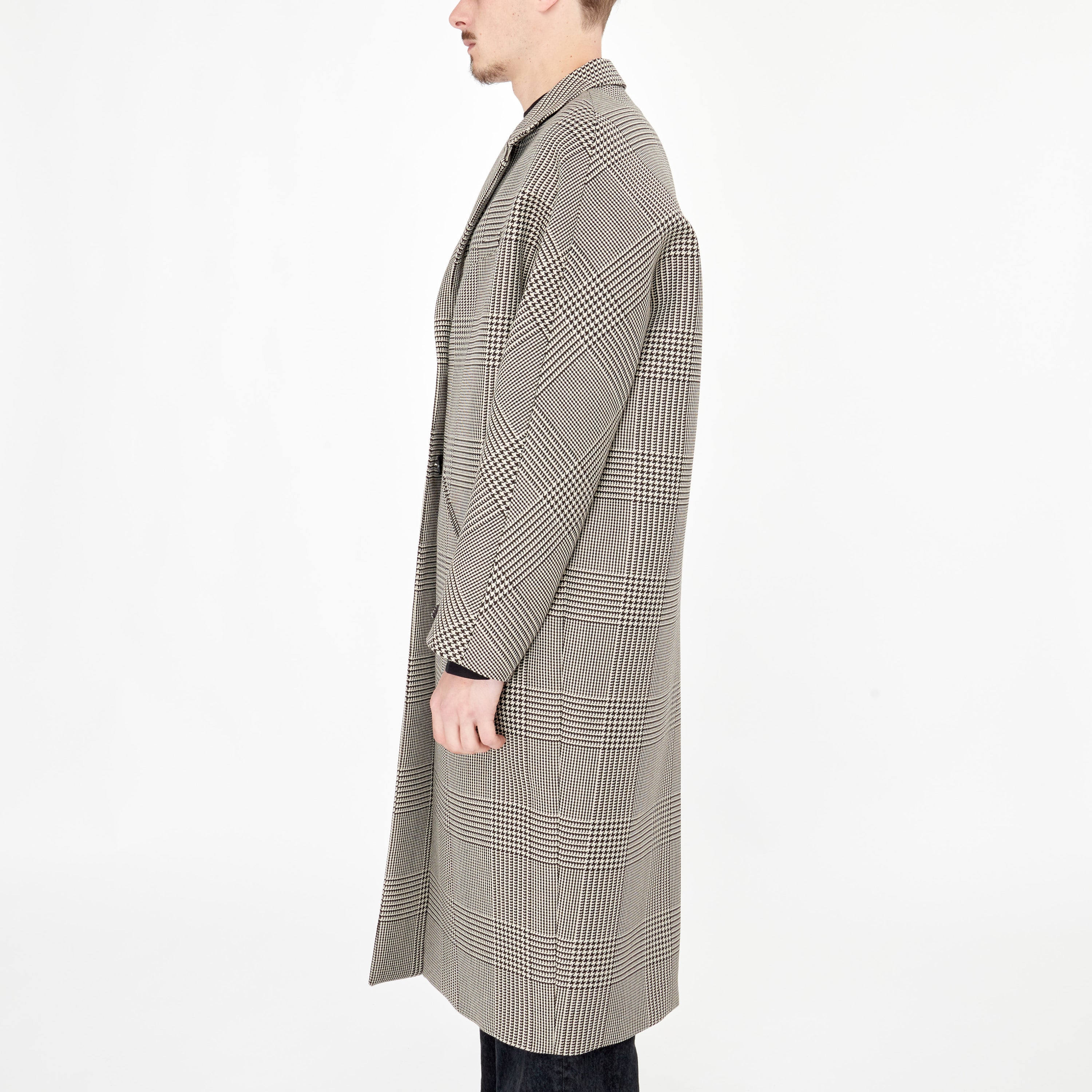 Manteau Courrèges Cocoon Prince de Galles