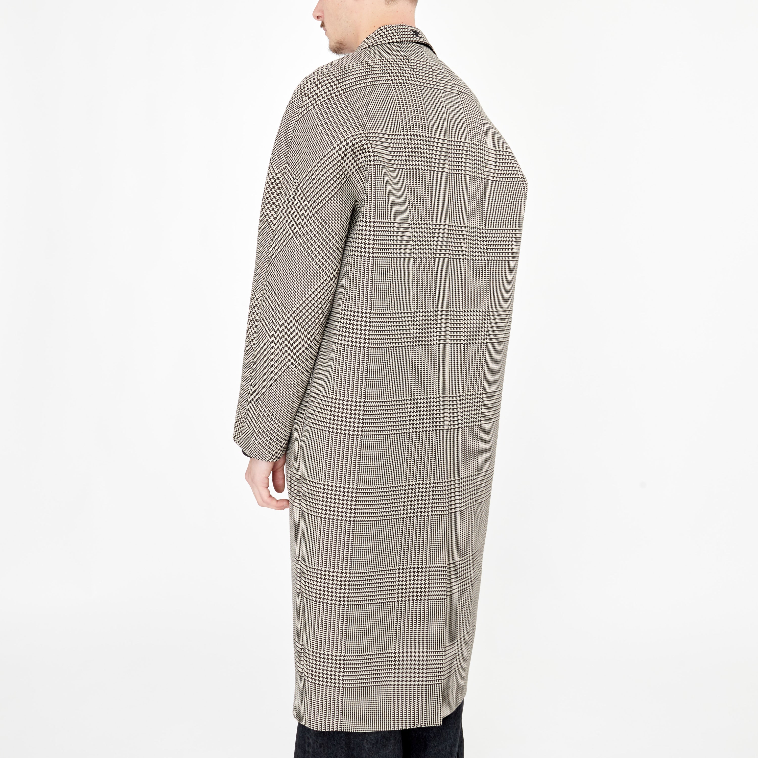 Manteau Courrèges Cocoon Prince de Galles