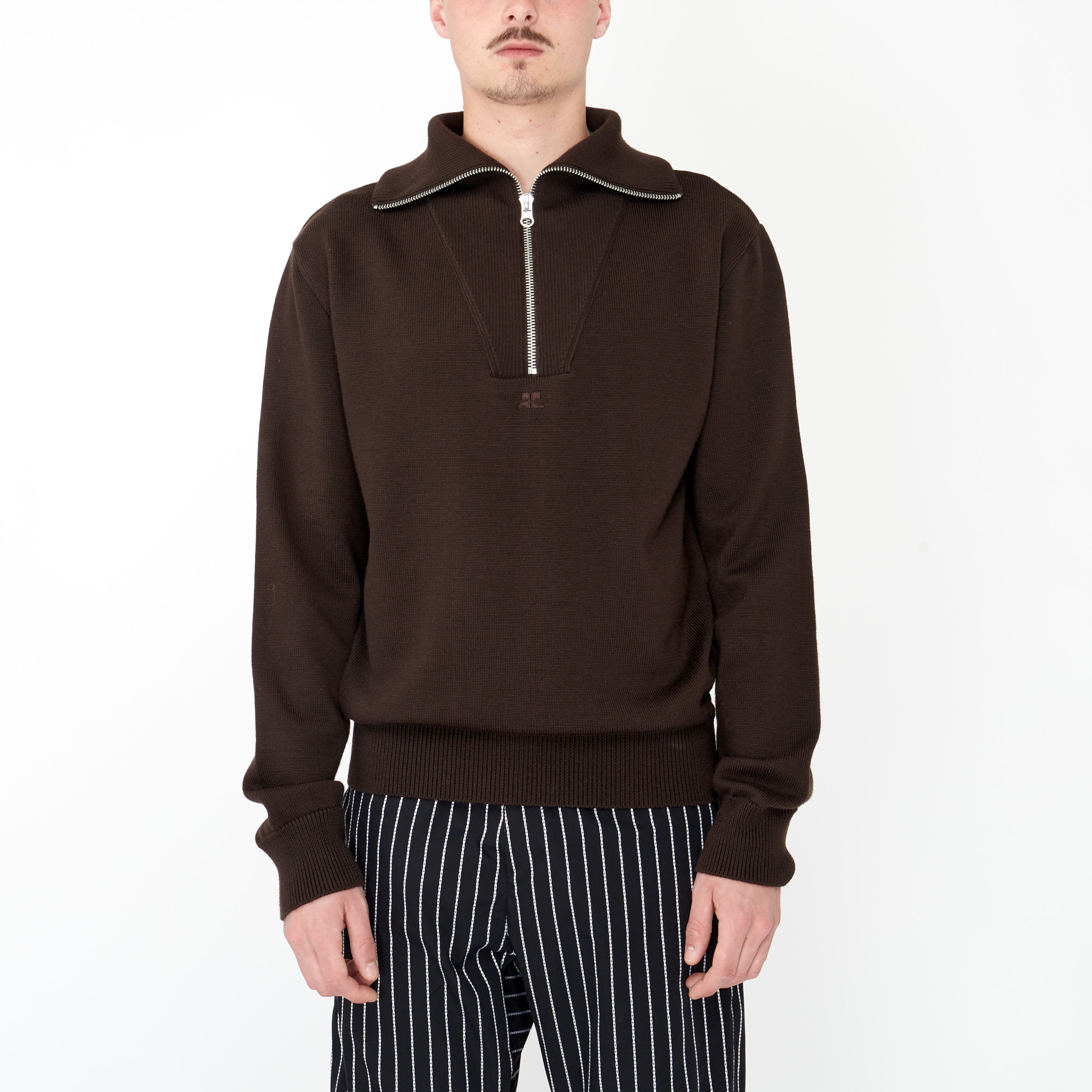 Pull Camionneur Courreges Marron