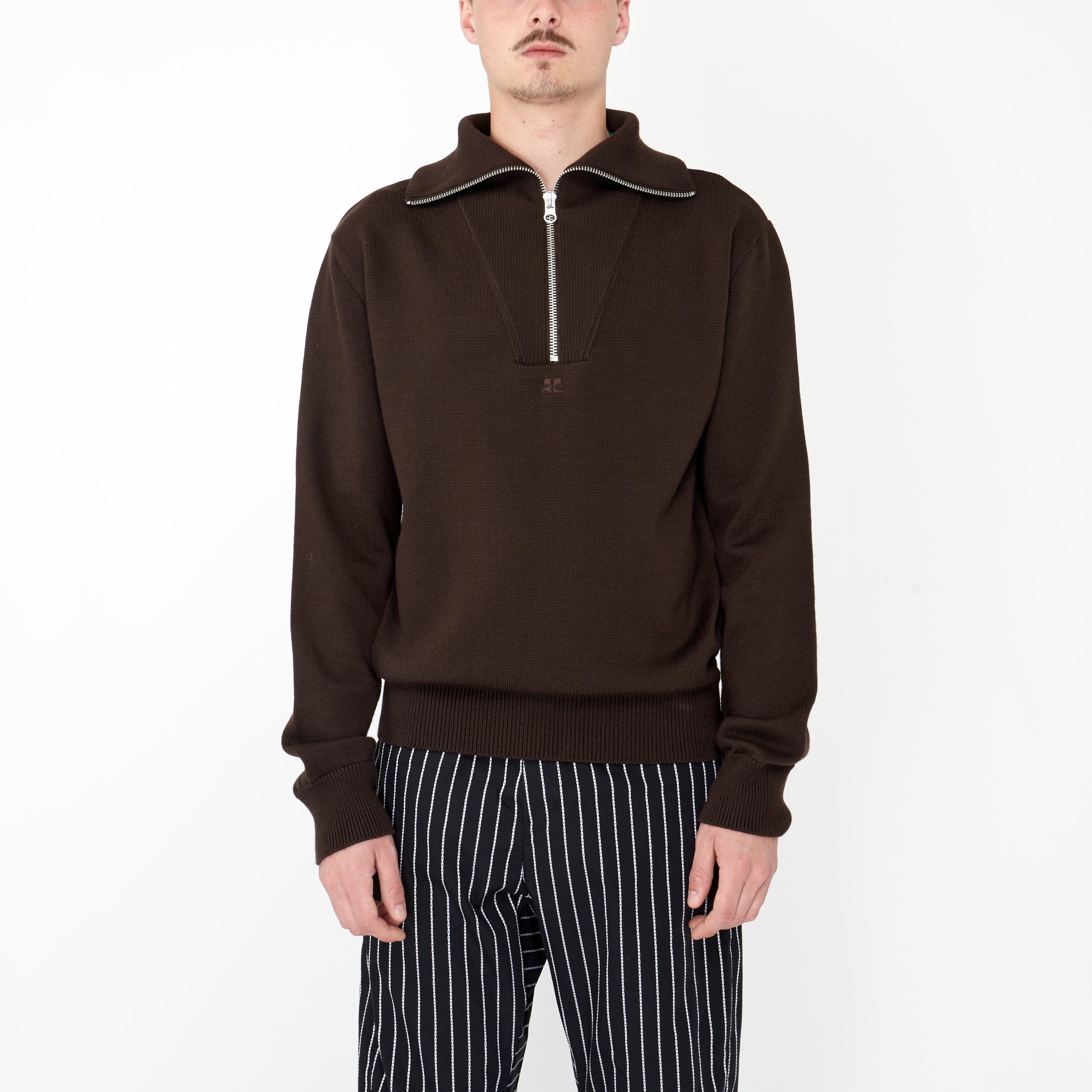 Pull Camionneur Courreges Marron