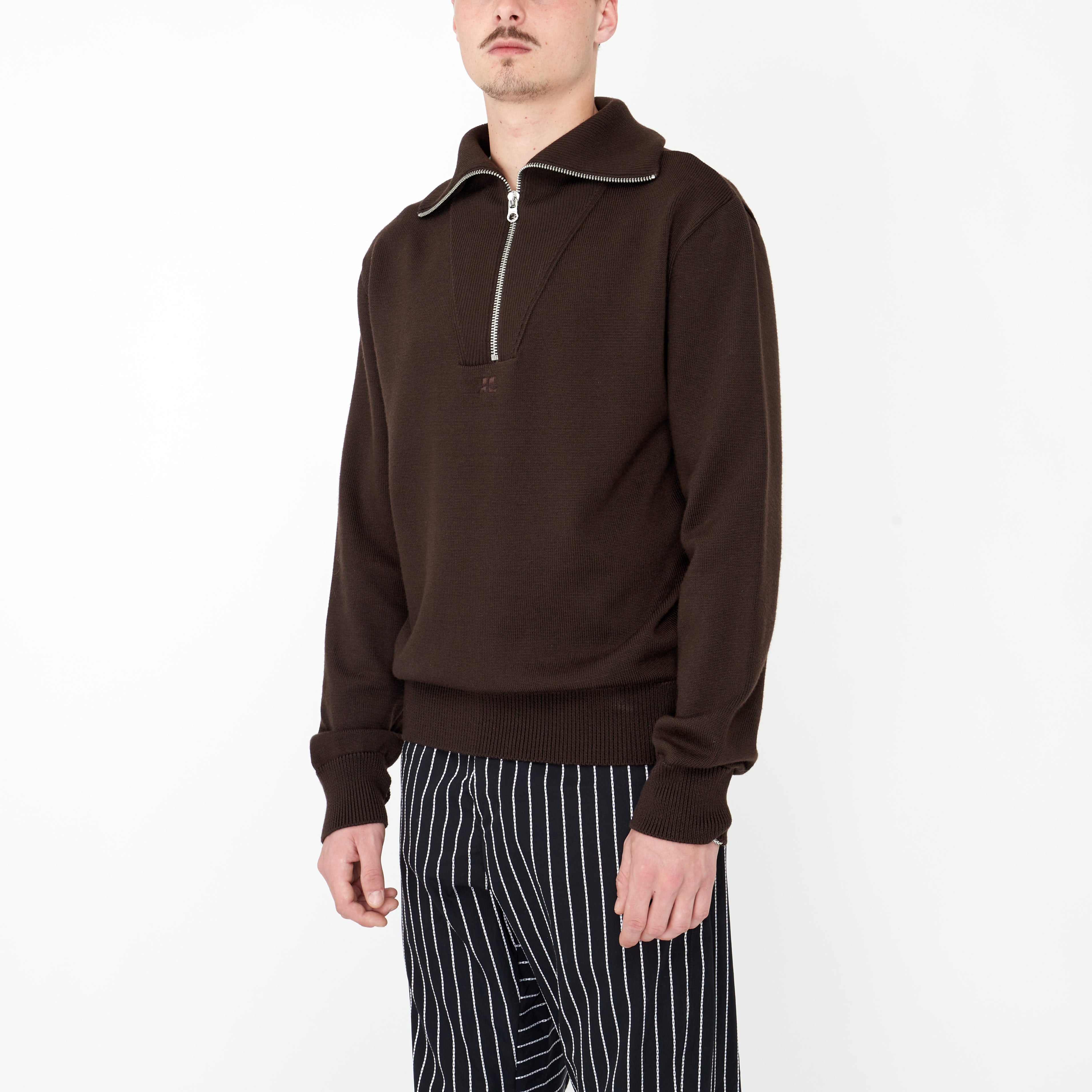 Pull Camionneur Courreges Marron