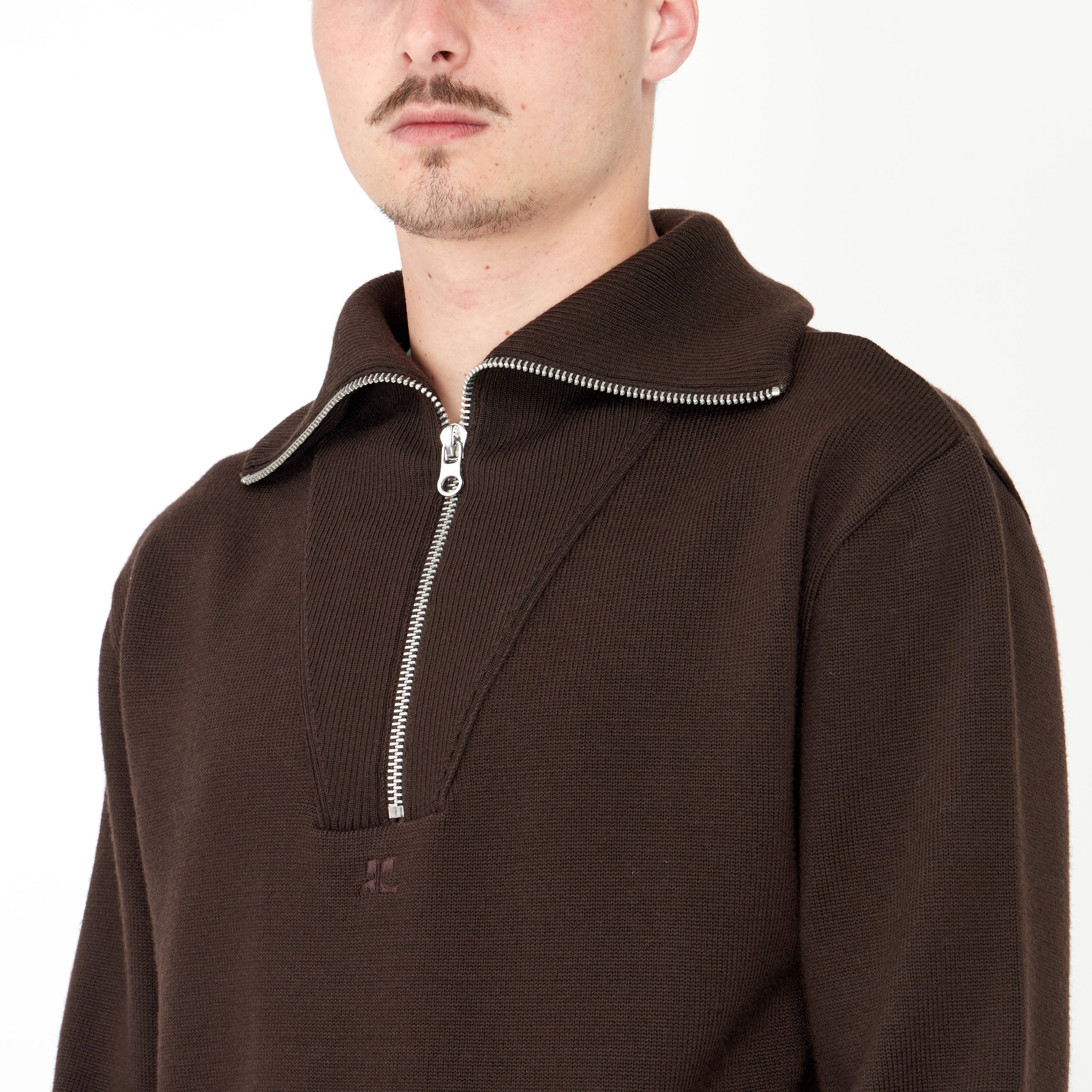 Pull Camionneur Courreges Marron