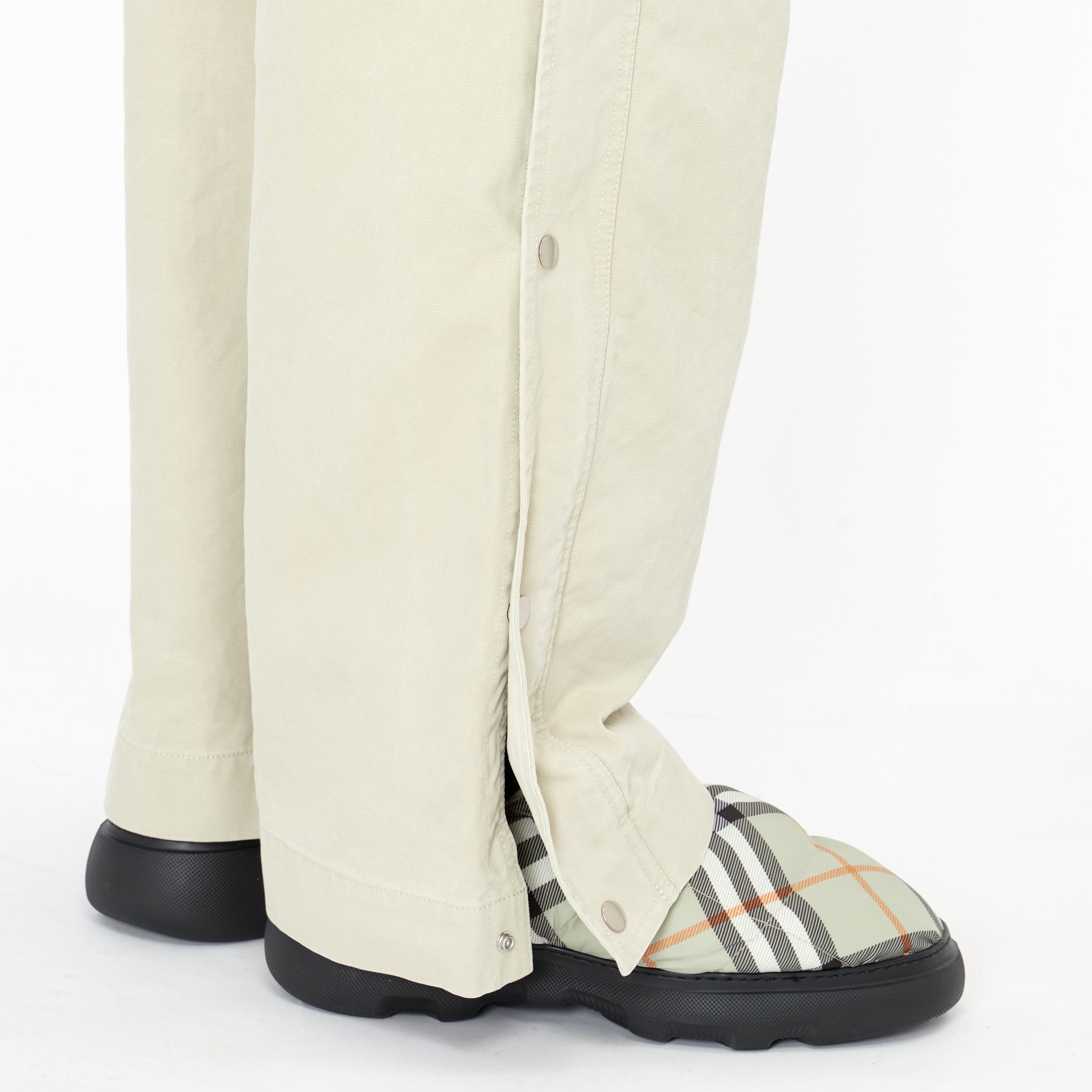 Pantalon Burberry Cargo Coton Beige