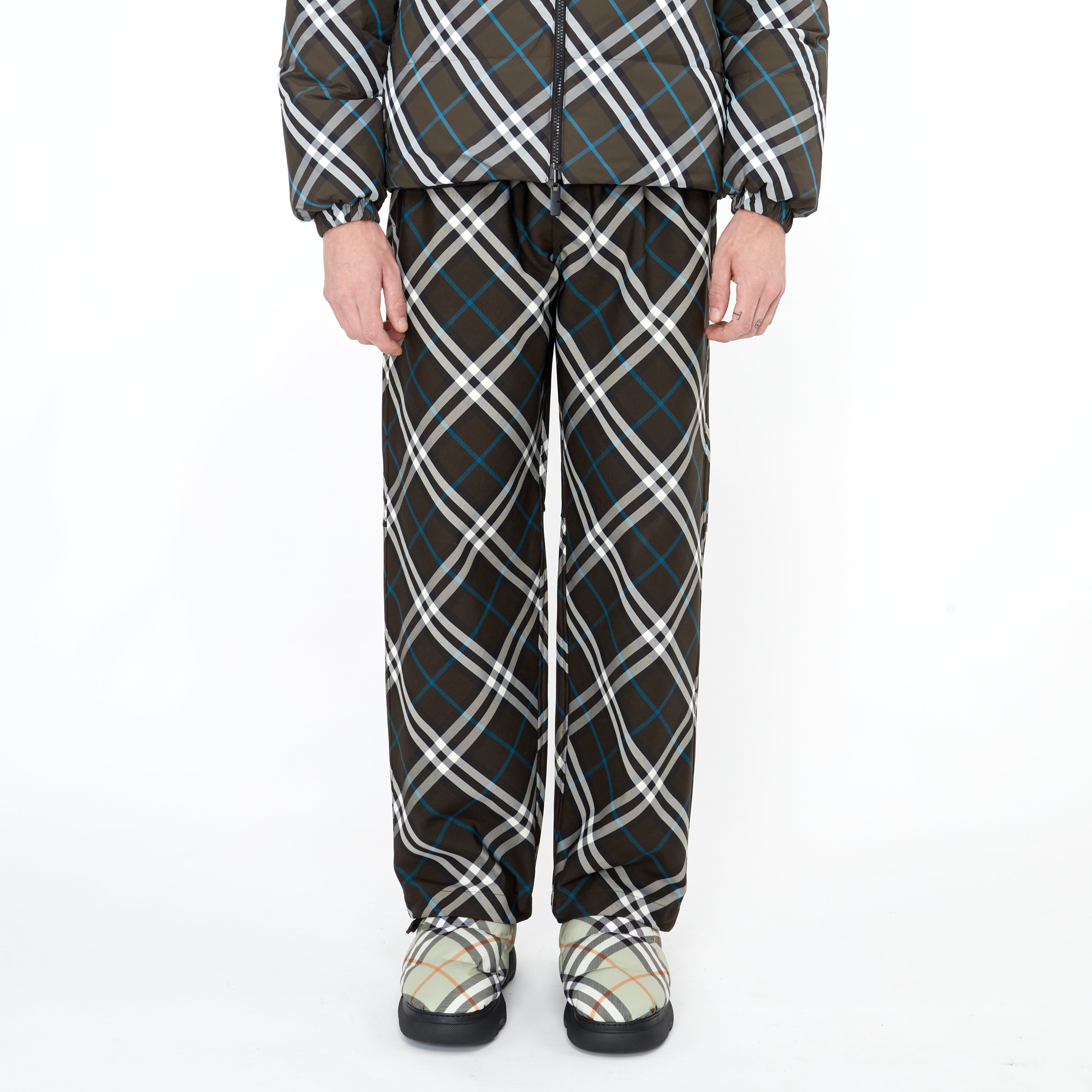 Pantalon Burberry en Sergé Check