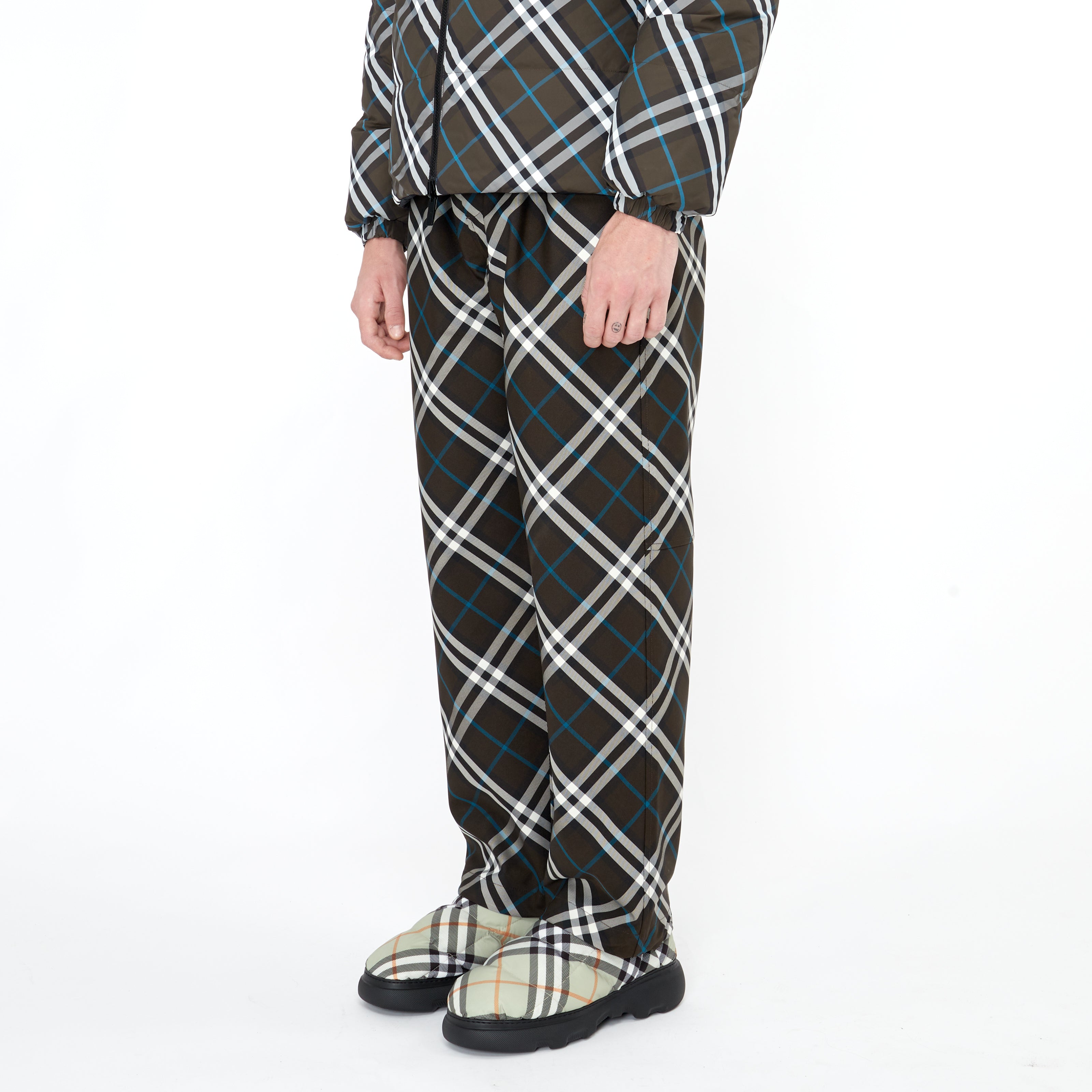 Pantalon Burberry en Sergé Check