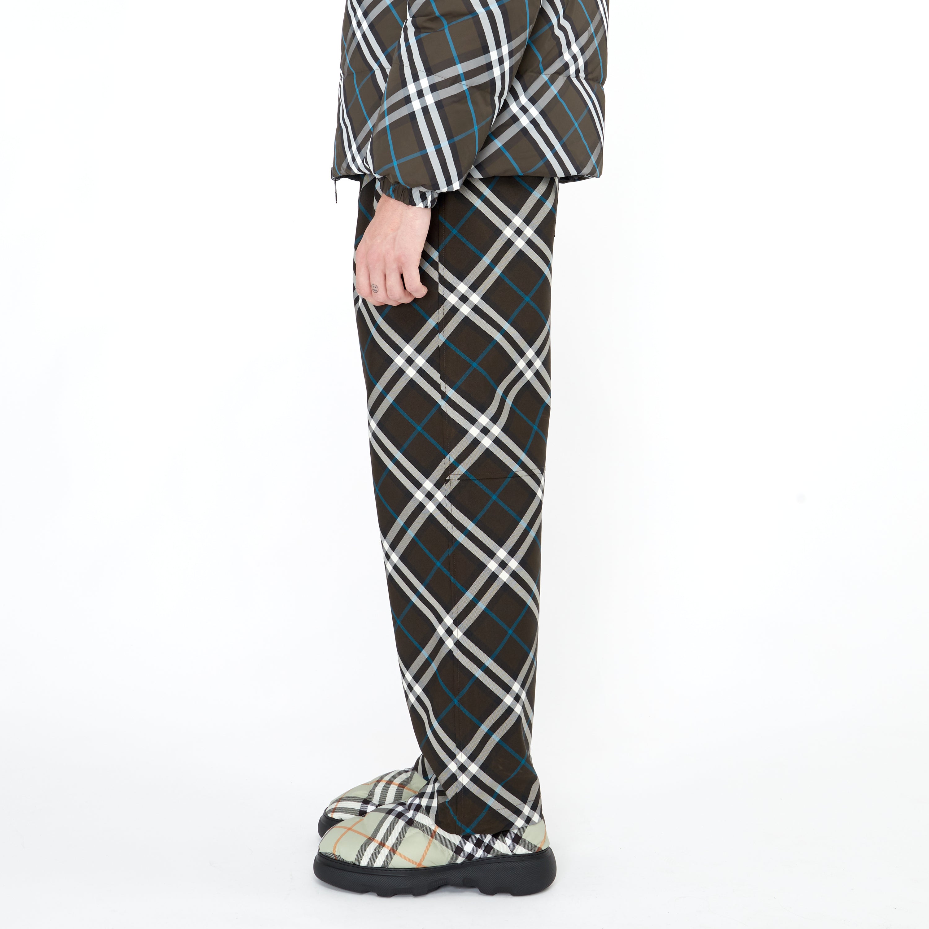 Pantalon Burberry en Sergé Check