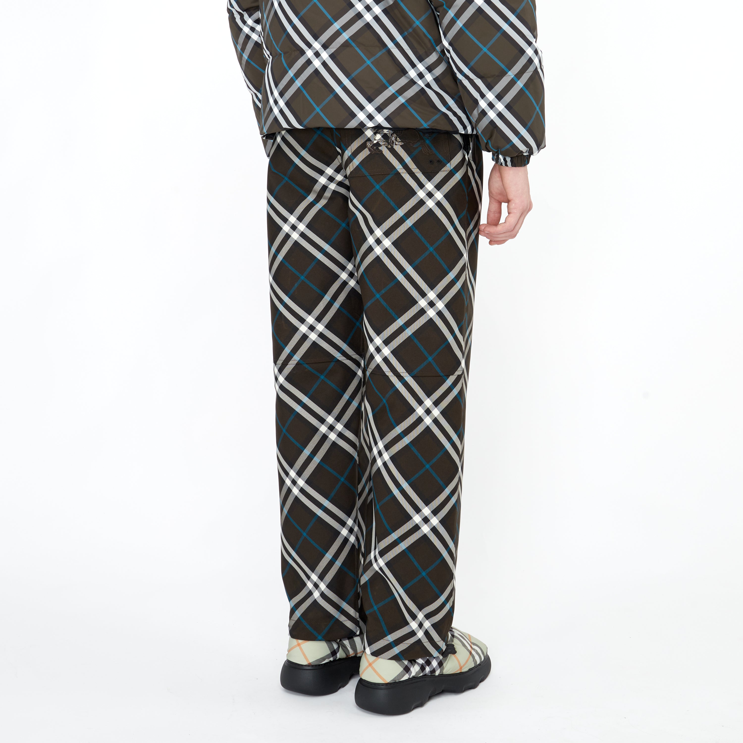 Pantalon Burberry en Sergé Check