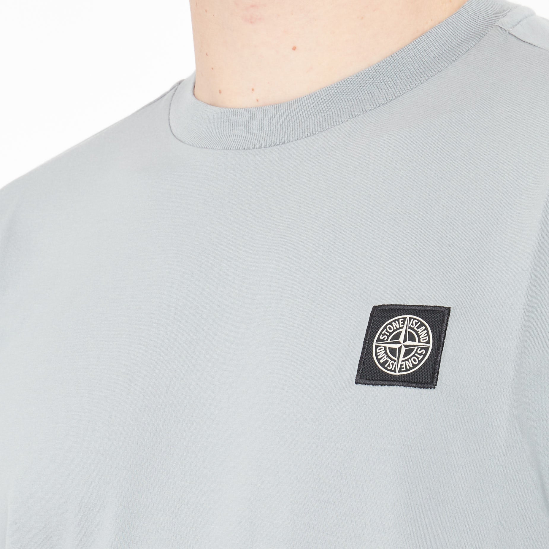 T-shirt Stone Island Logo Gris 24113