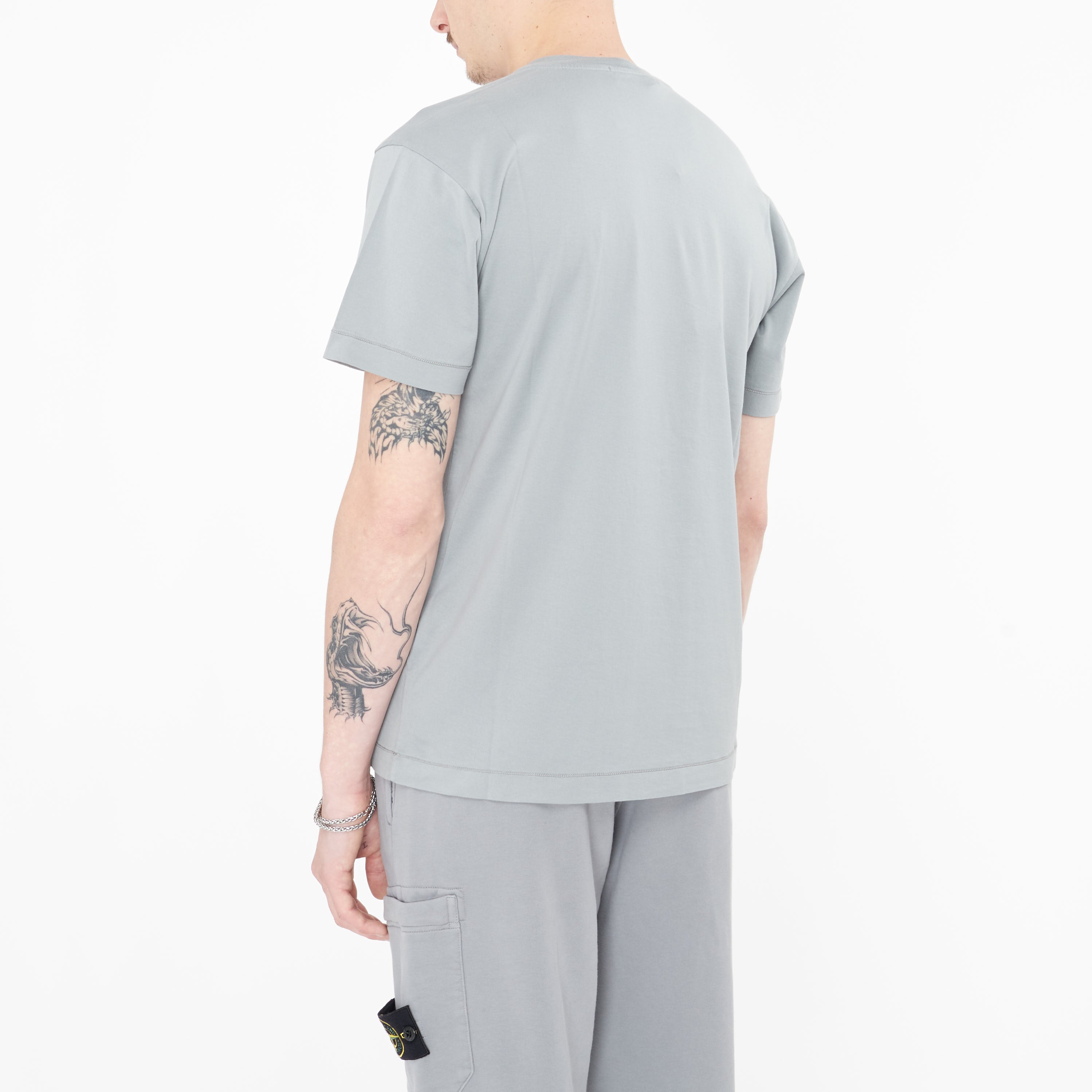 T-shirt Stone Island Logo Gris 24113