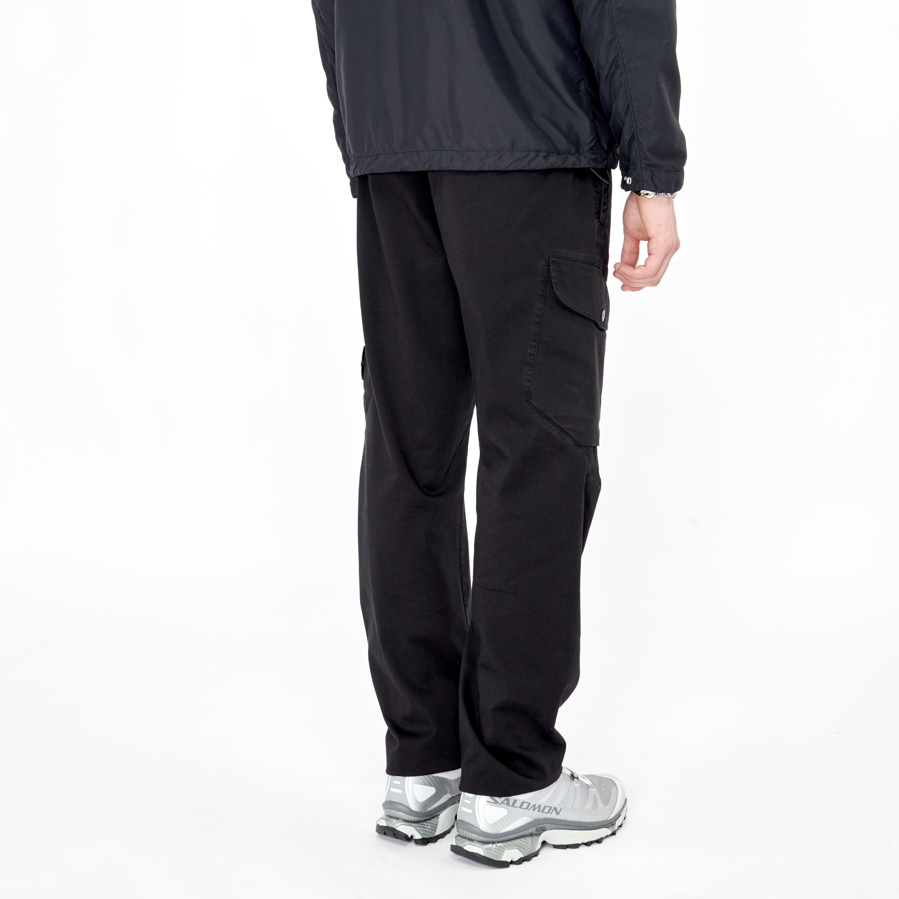 Pantalon Cargo Droit Stone Island Noir 33908