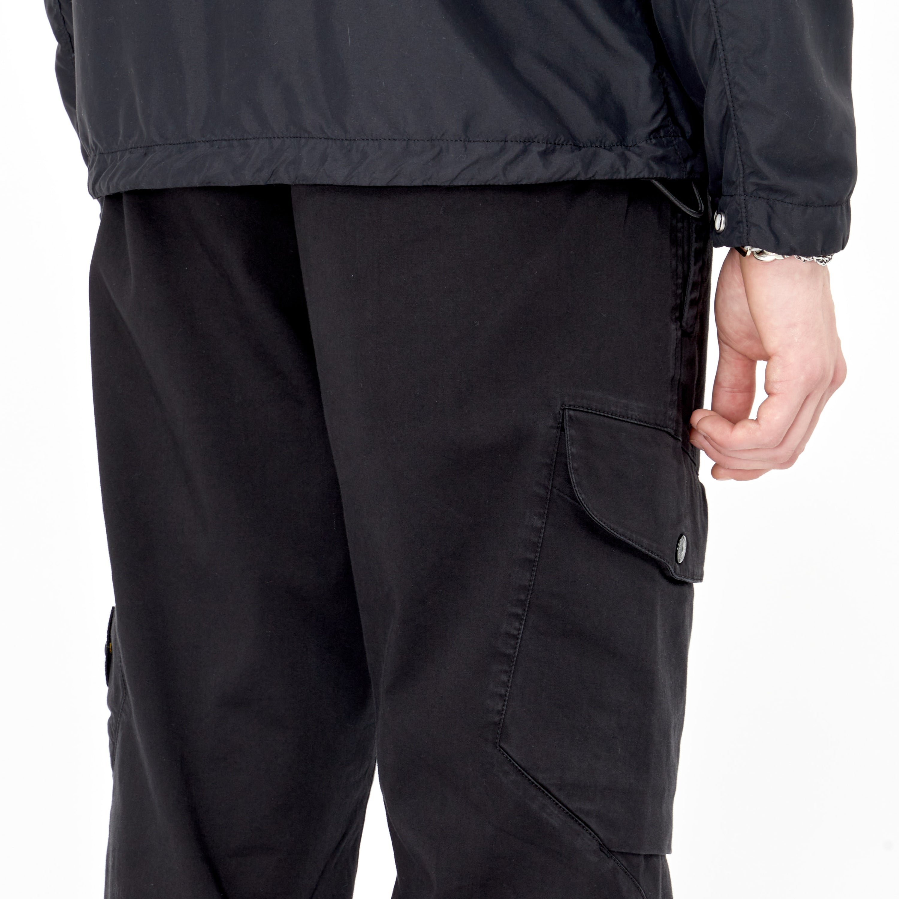 Pantalon Cargo Droit Stone Island Noir 33908