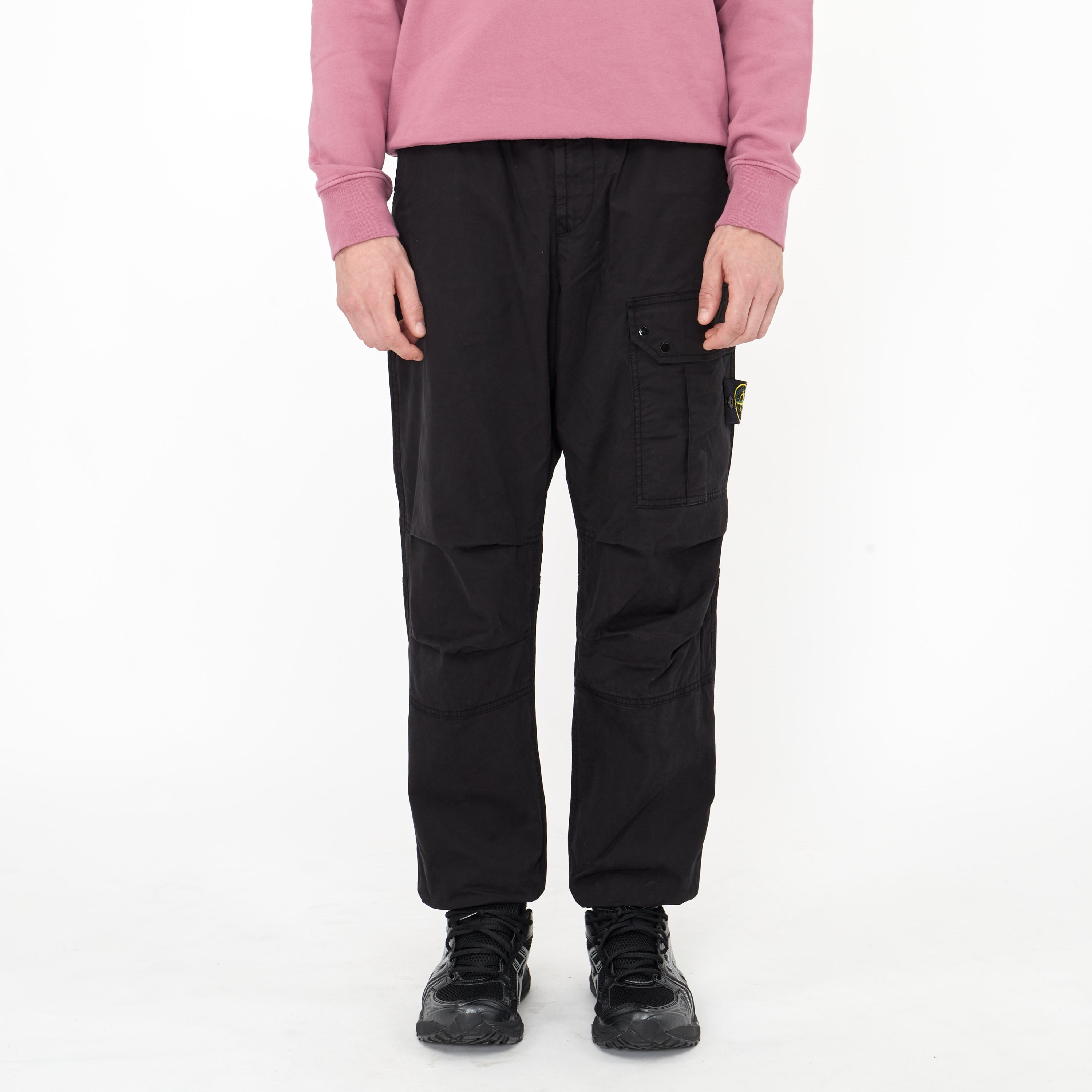 Pantalon Stone Island Loose Noir 32910