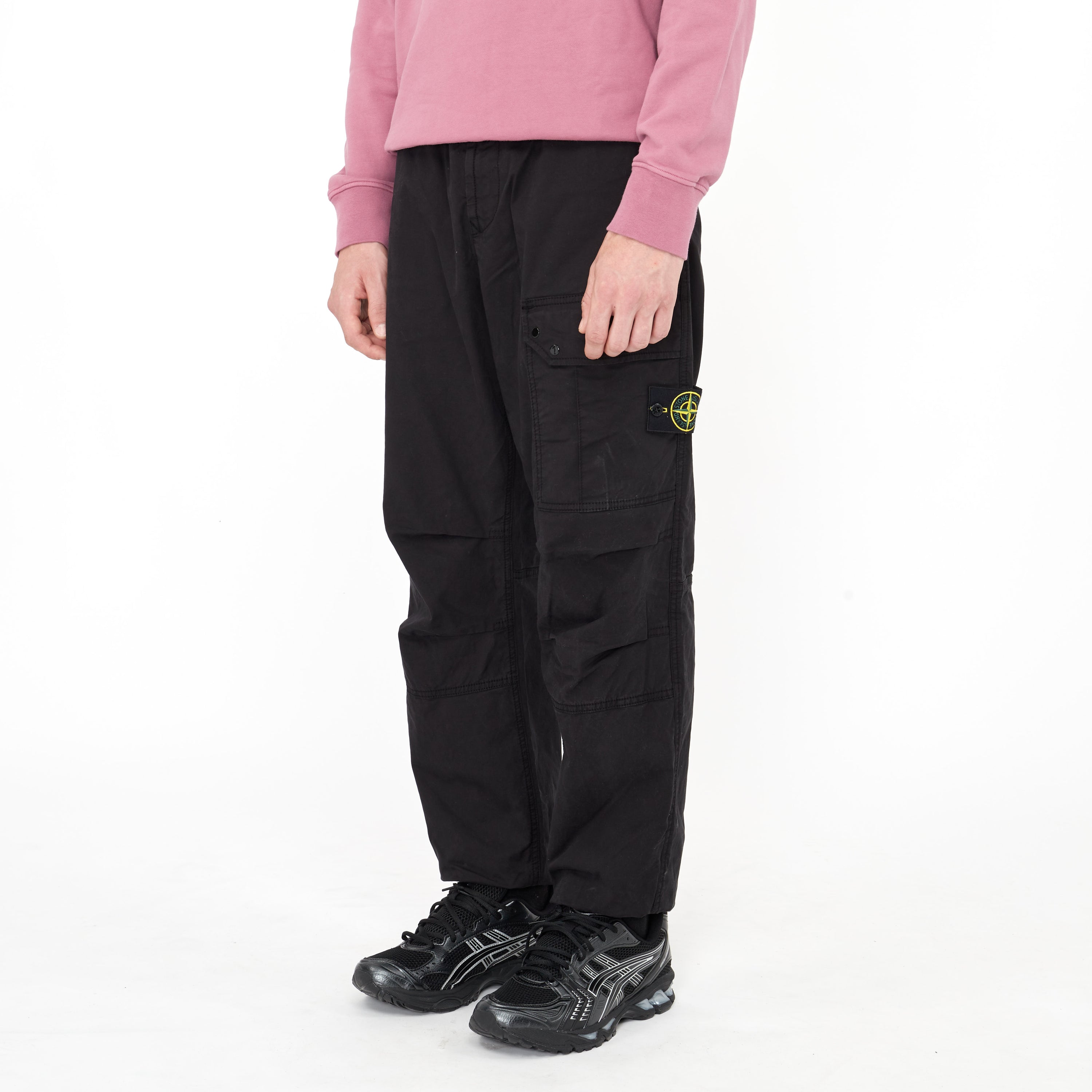 Pantalon Stone Island Loose Noir 32910