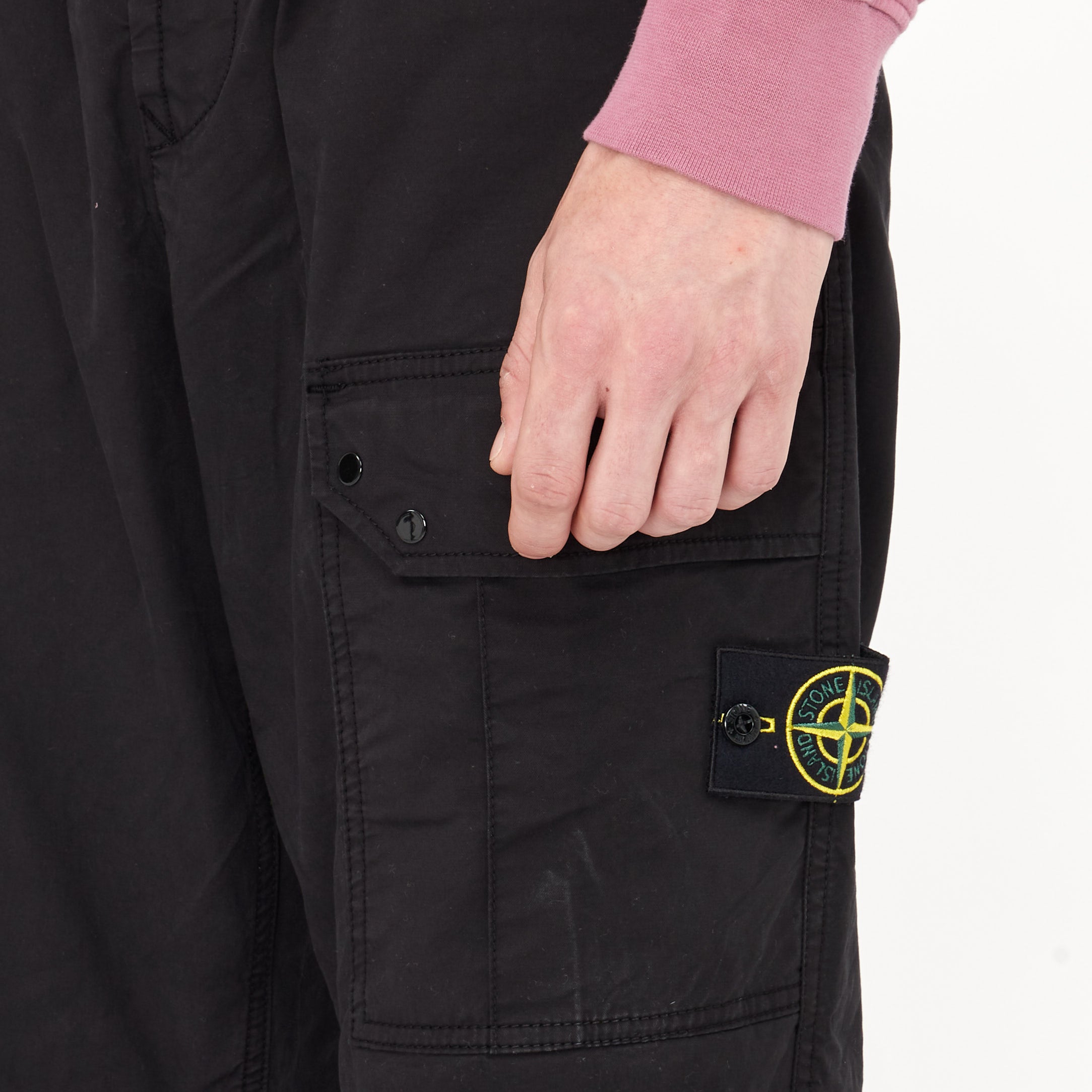 Pantalon Stone Island Loose Noir 32910
