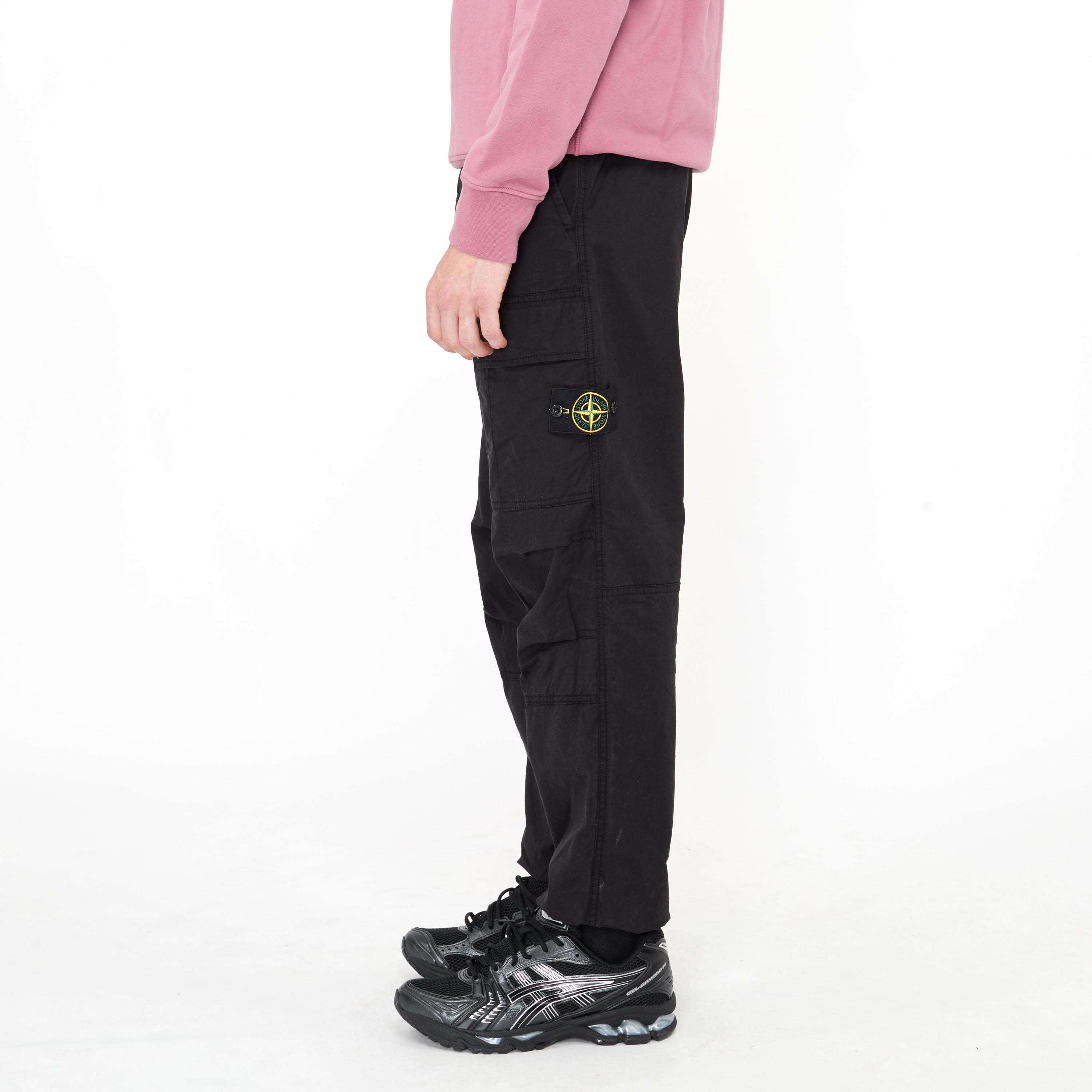 Pantalon Stone Island Loose Noir 32910
