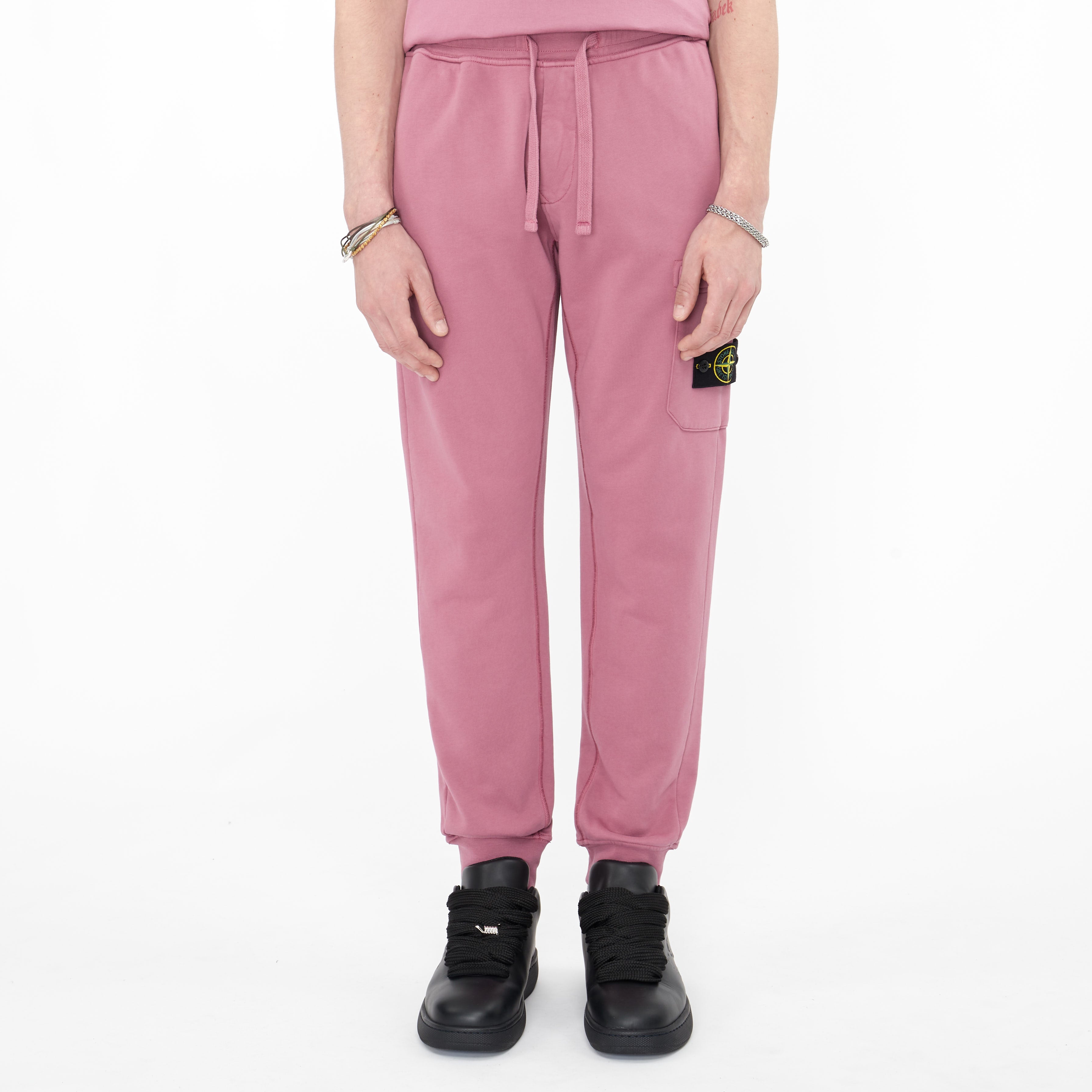 Pantalon Stone Island Jersey Rose Quartz 64551