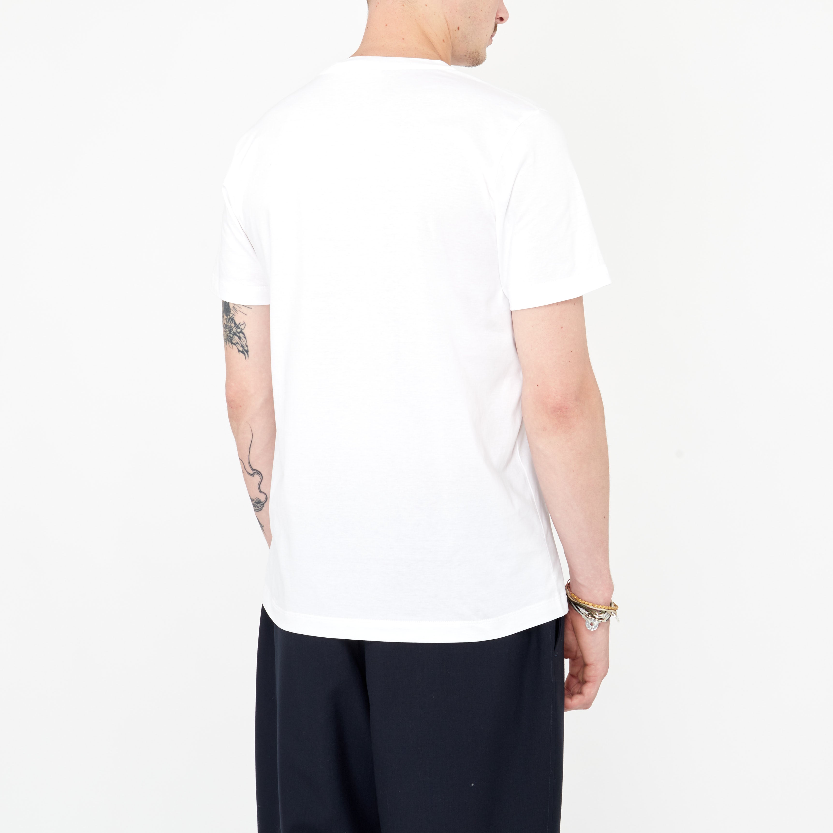 T-shirt Marni Logo Blanc