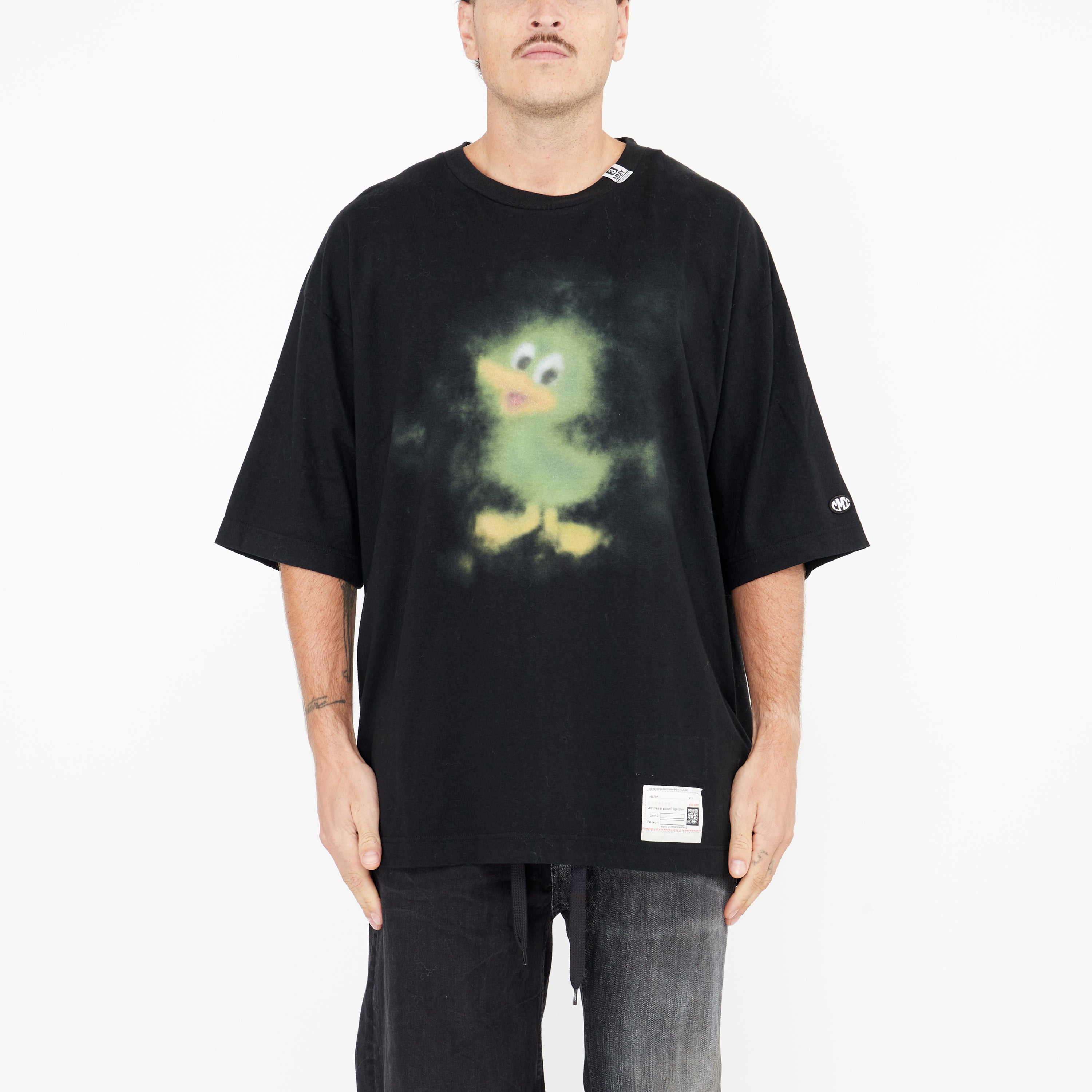 T-shirt Maison Mihara Yasuhiro Duck Noir