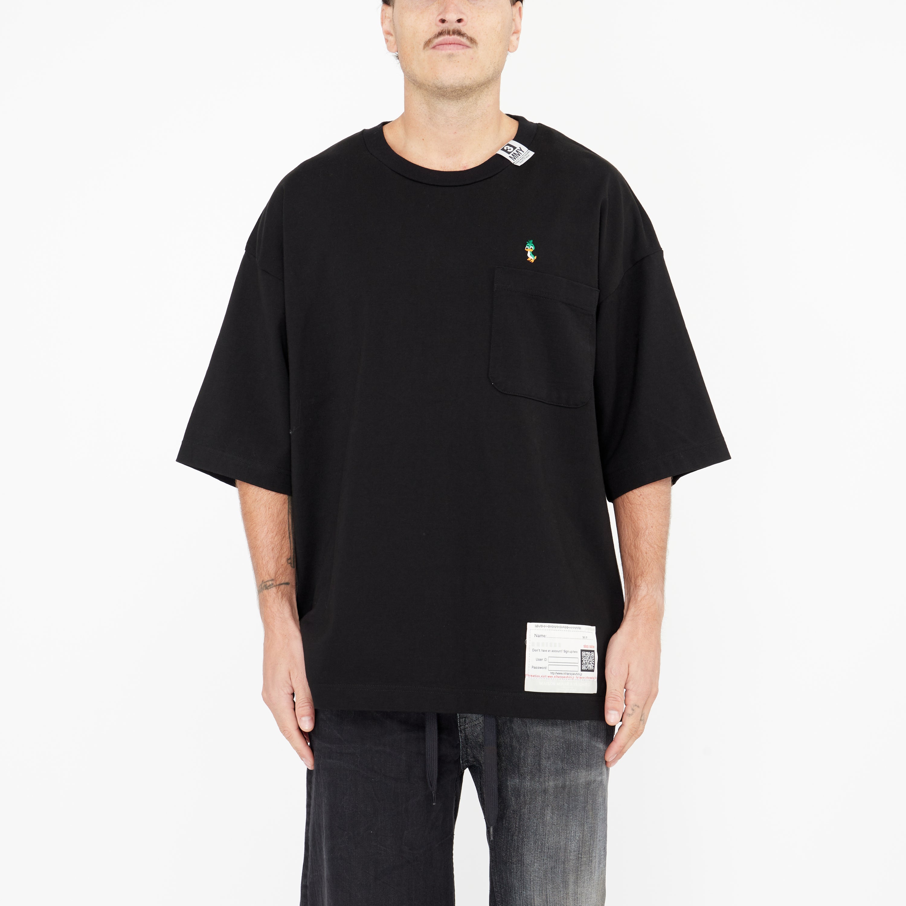 T-shirt Maison Mihara Yasuhiro Duck Noir