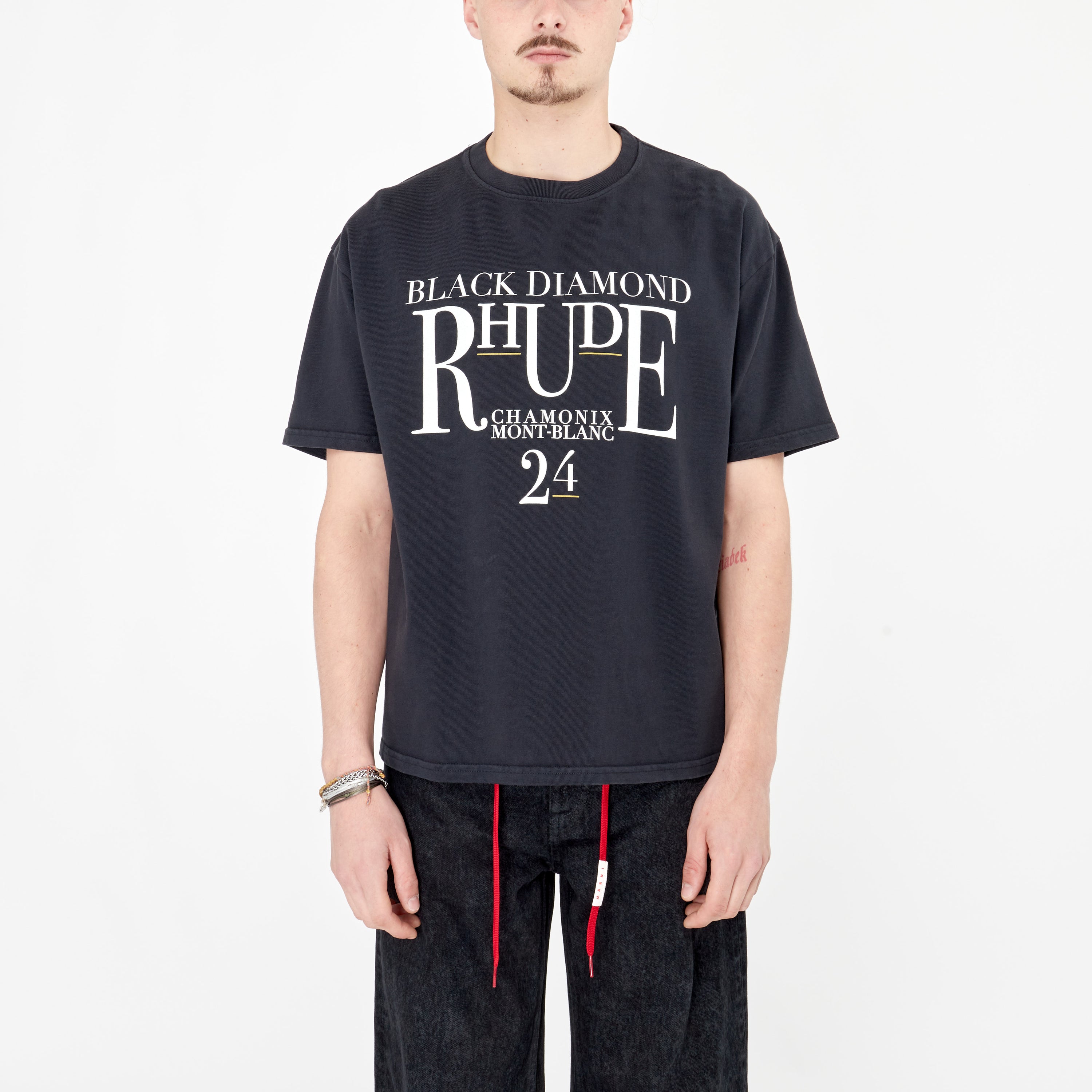 T-shirt Rhude Diamond Noir