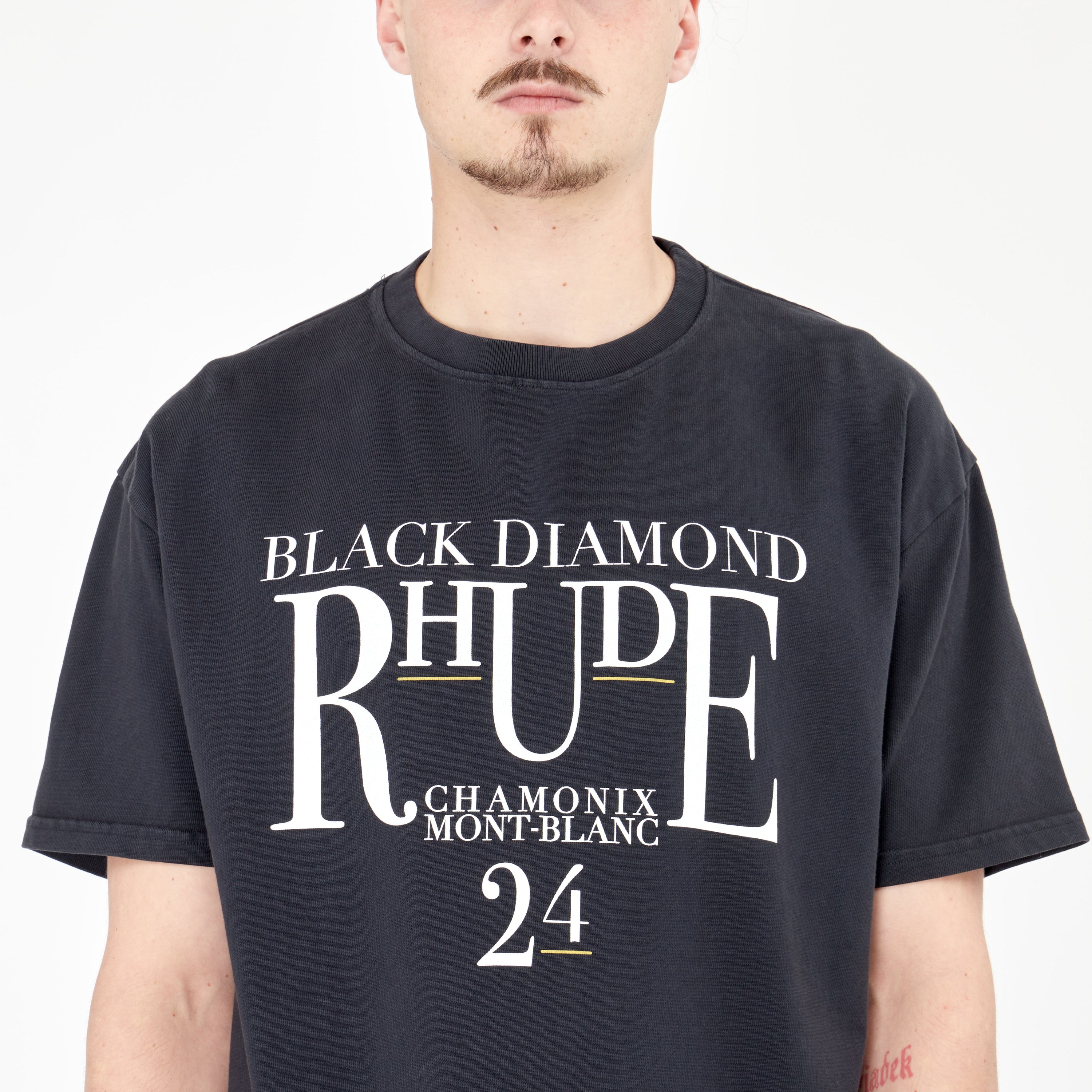 T-shirt Rhude Diamond Noir