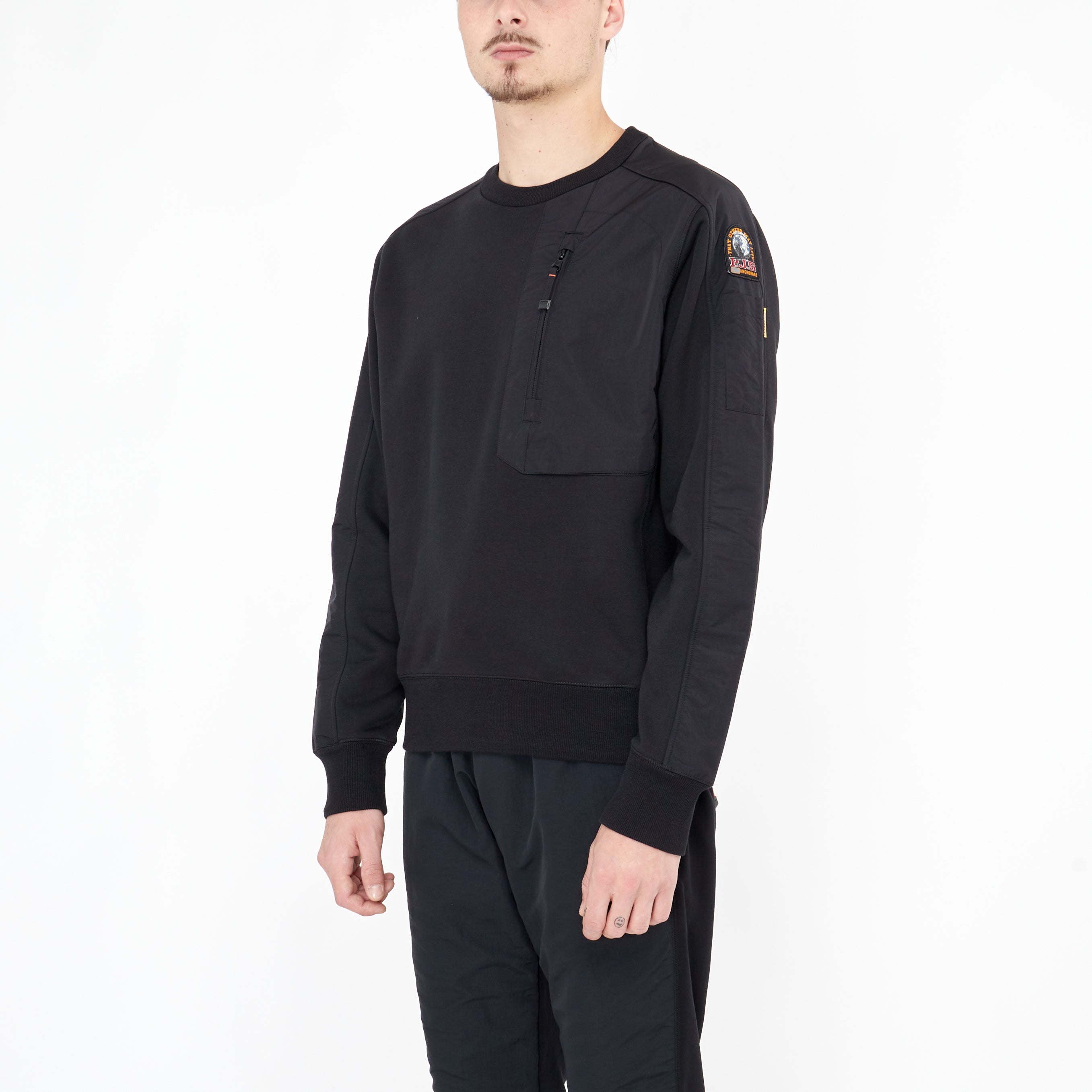 Sweatshirt Parajumpers Crew Noir