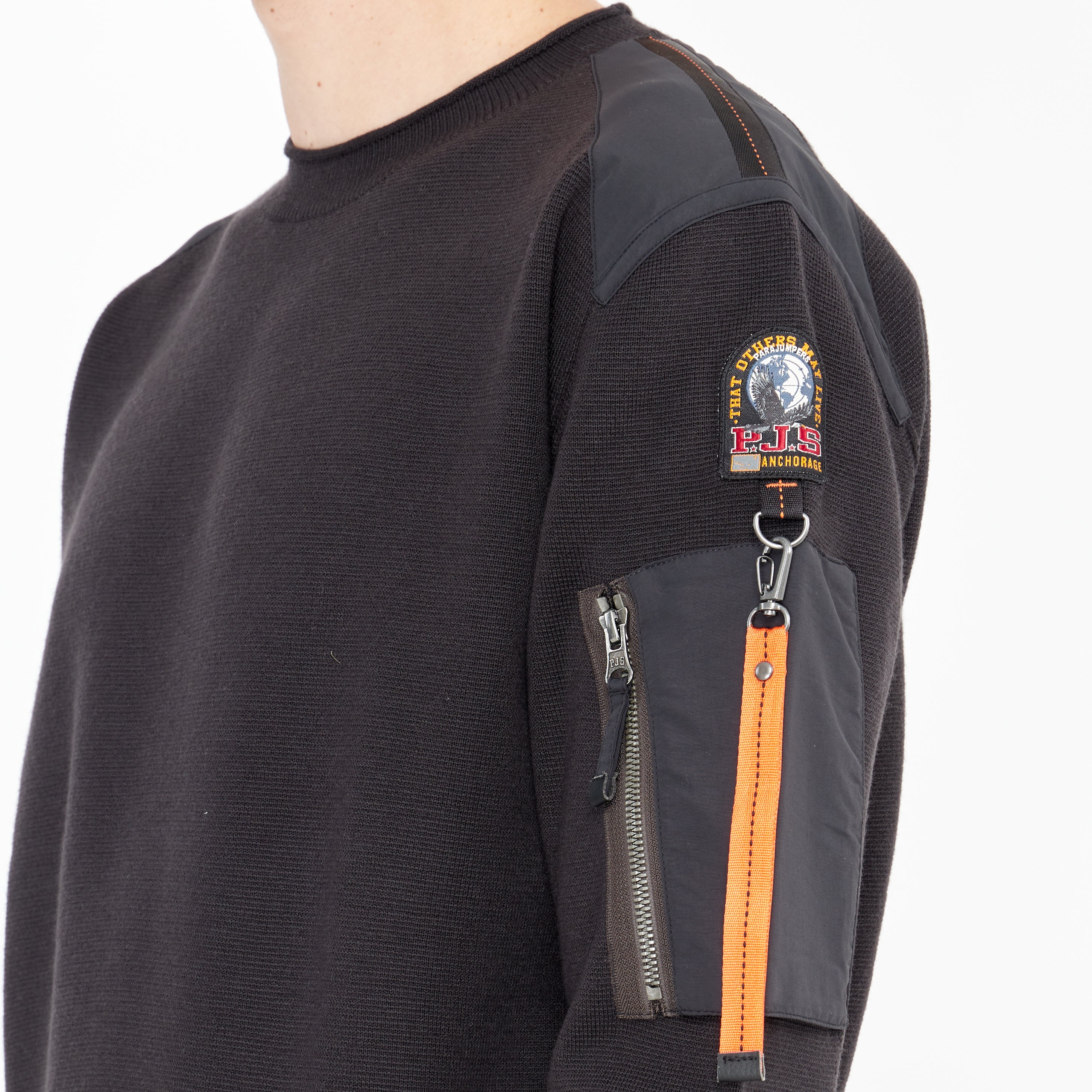 Pull Maille Parajumpers Braw Noir - Main Image