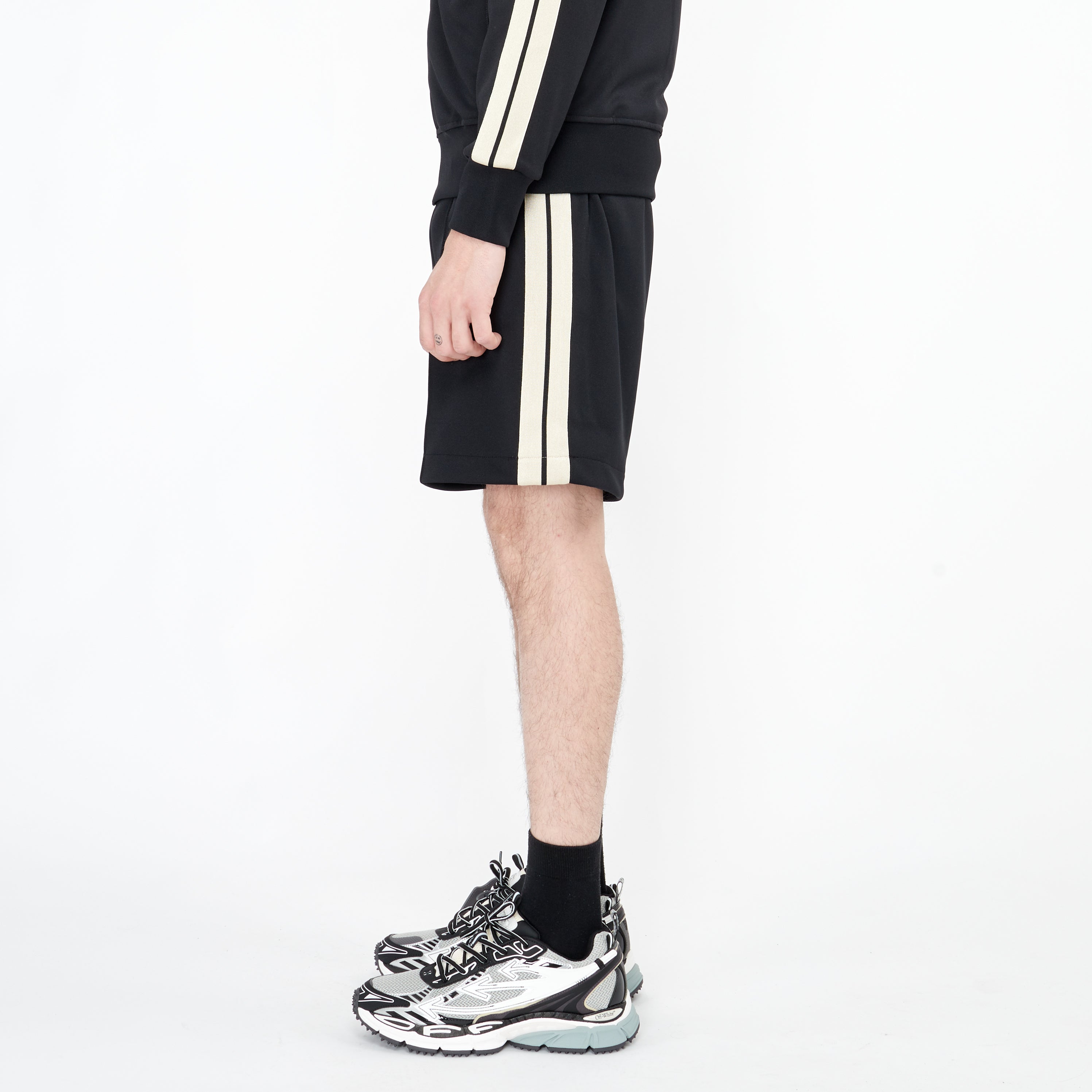Short Palm Angels Classique Track Logo Noir