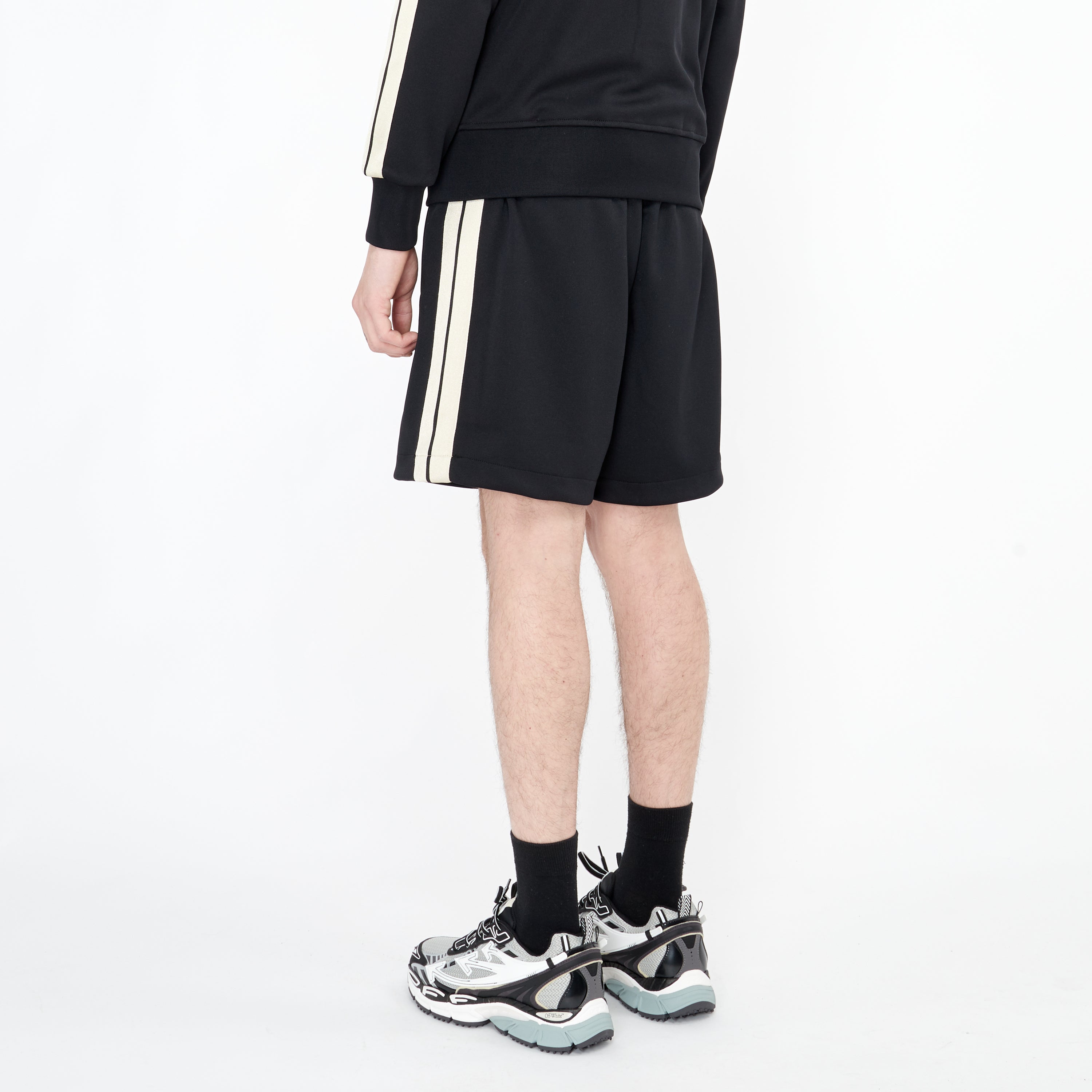 Short Palm Angels Classique Track Logo Noir