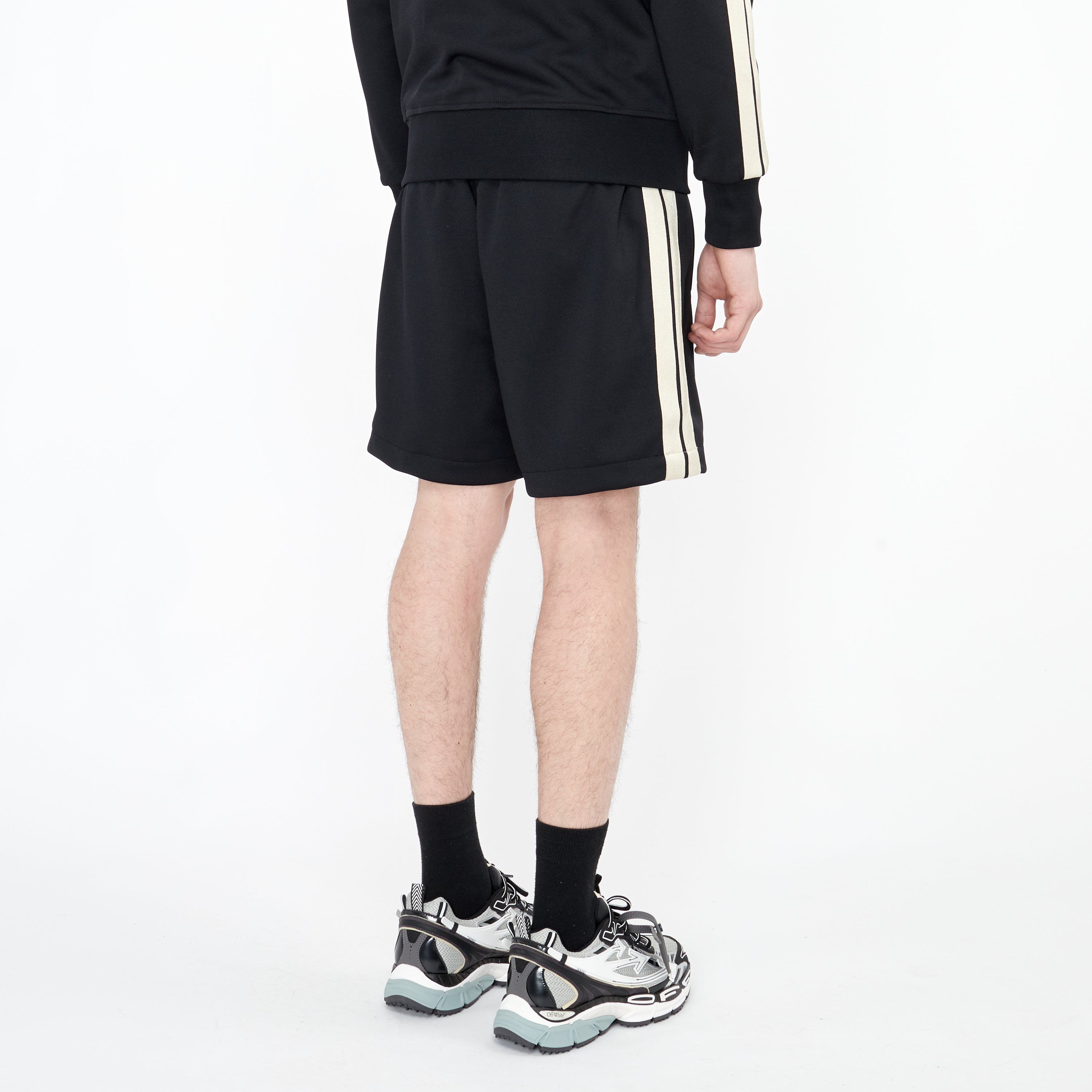 Short Palm Angels Classique Track Logo Noir