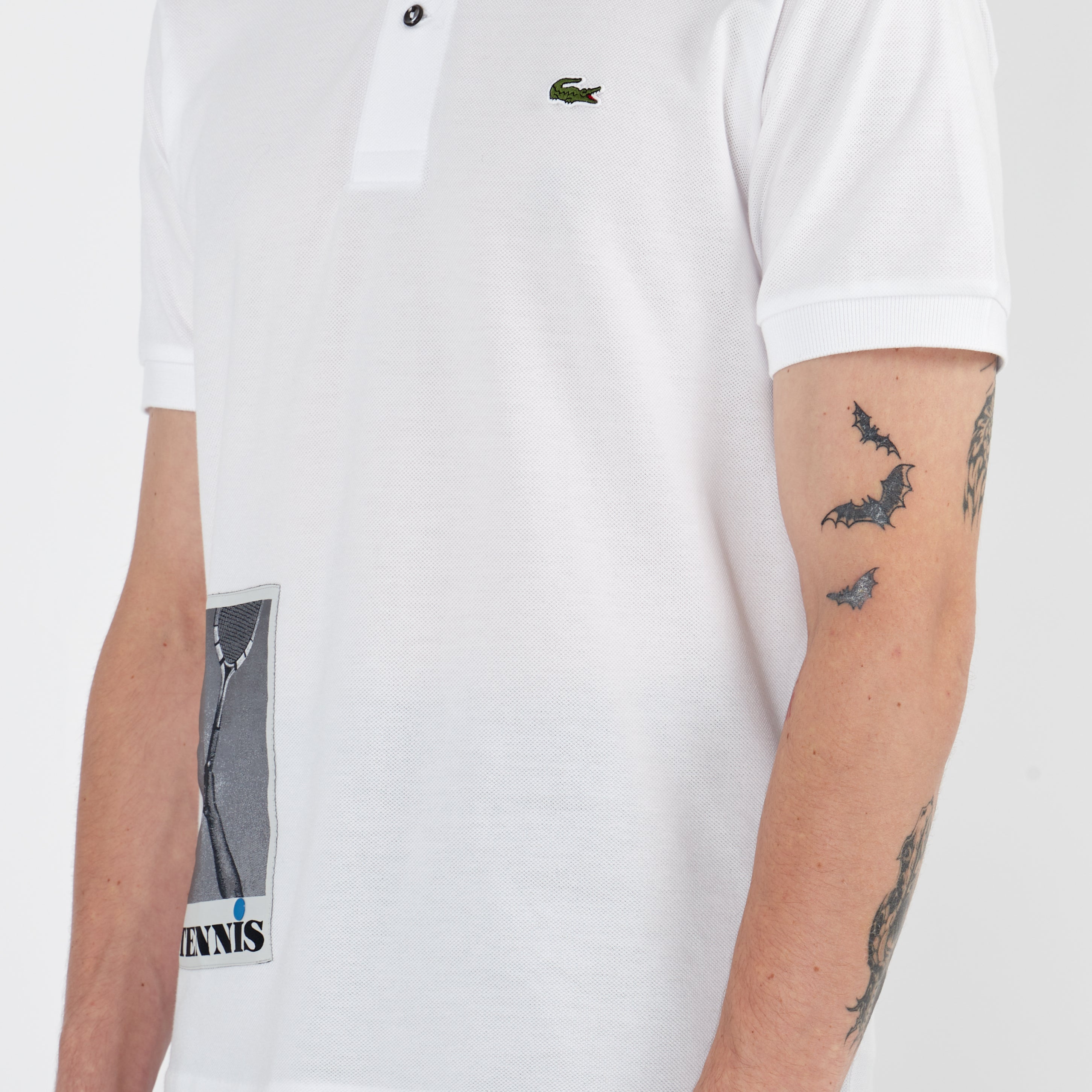 Polo Lacoste Défilé Tennis Blanc