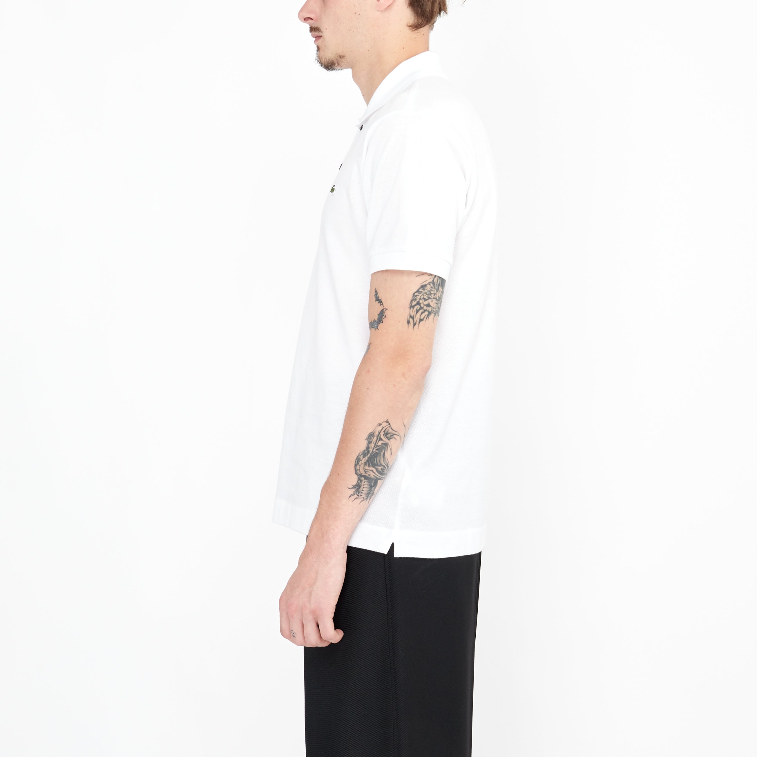 Polo Lacoste Défilé Tennis Blanc