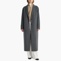 Manteau Double Face Long en Laine