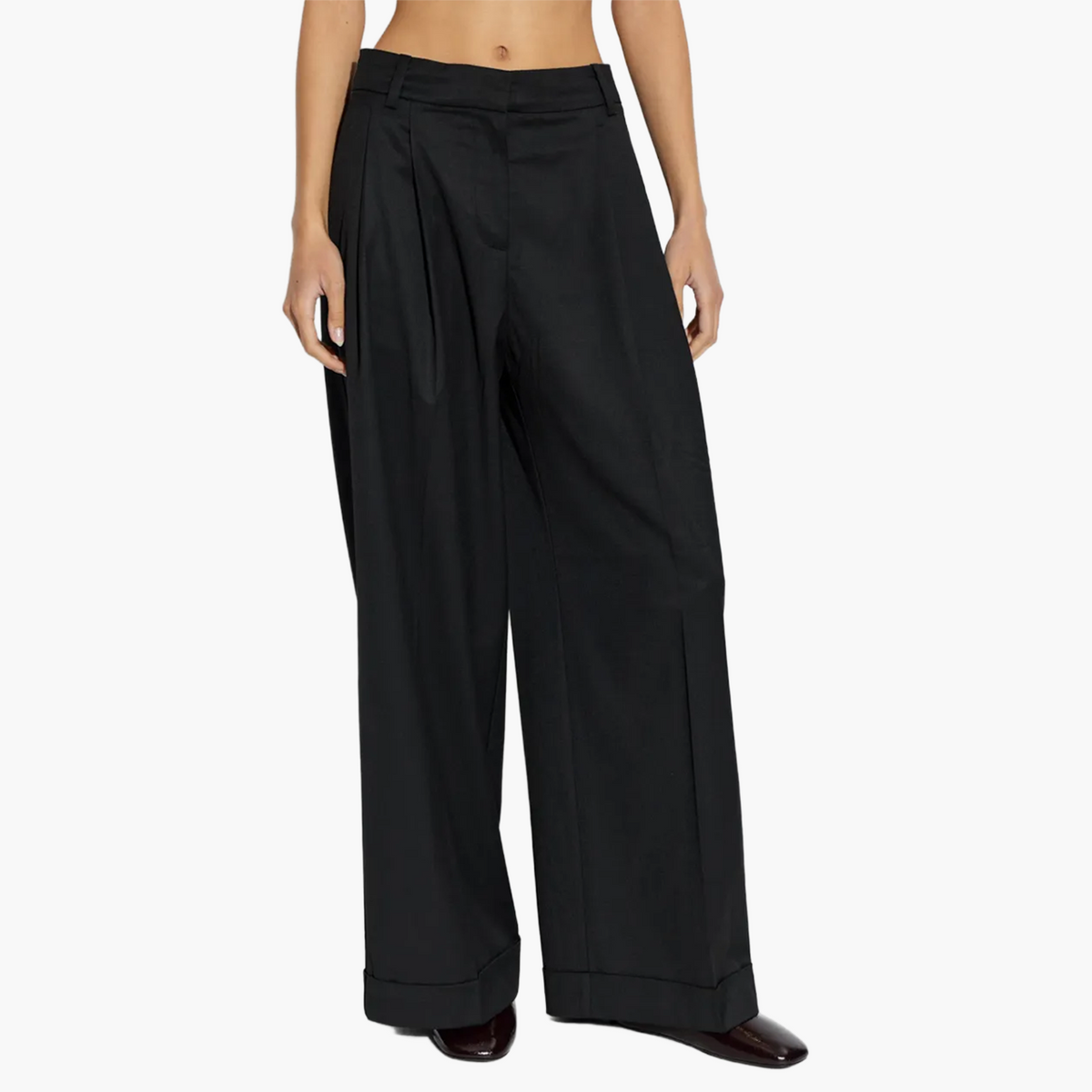 Pantalon Laine Calandrée