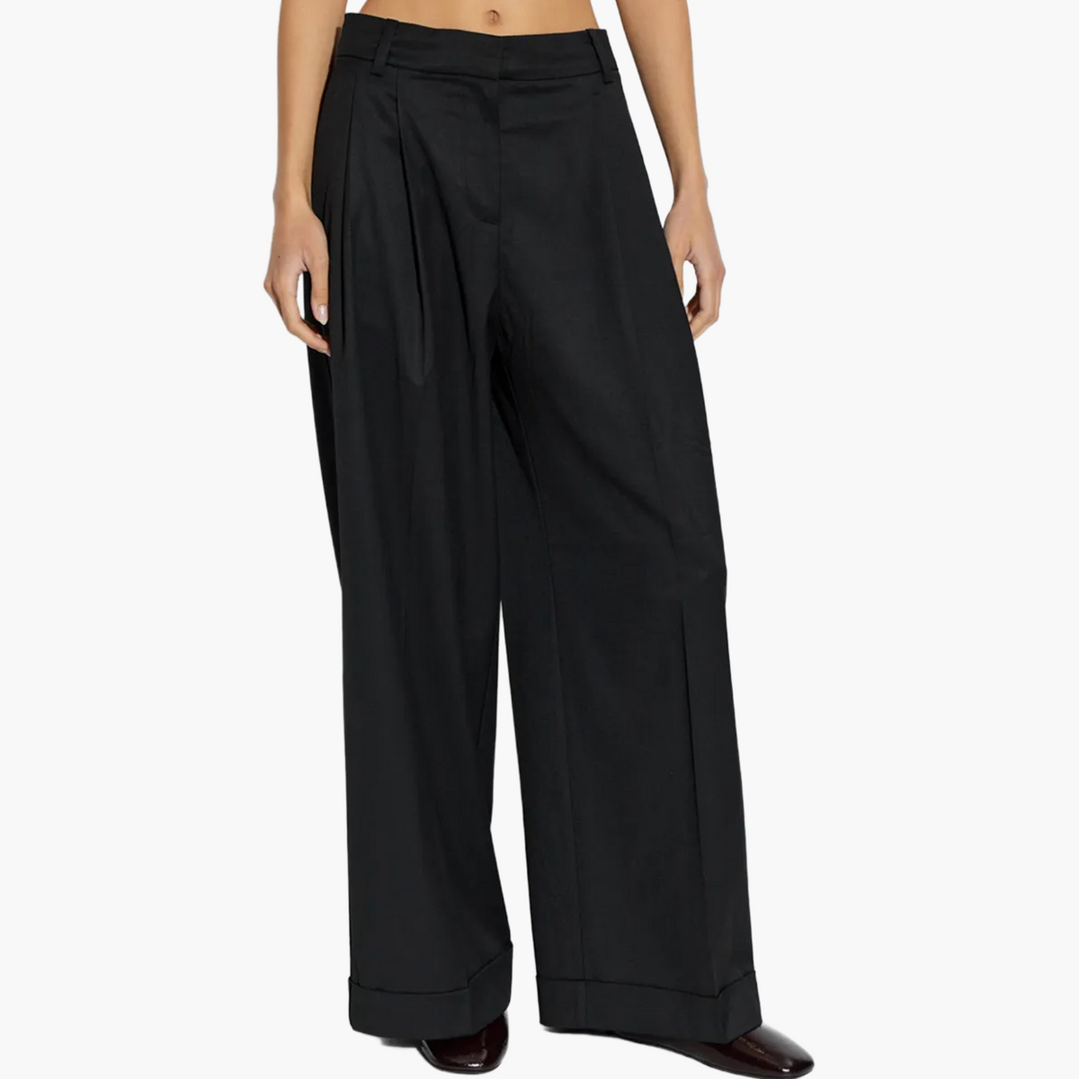 Pantalon Laine Calandrée