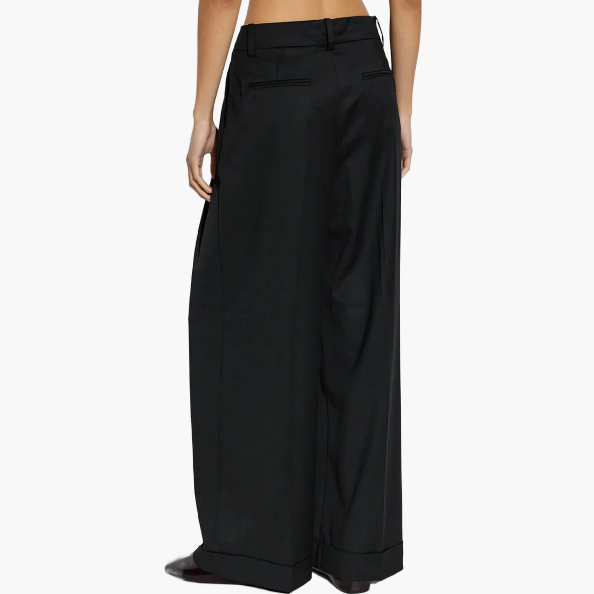 Pantalon Laine Calandrée
