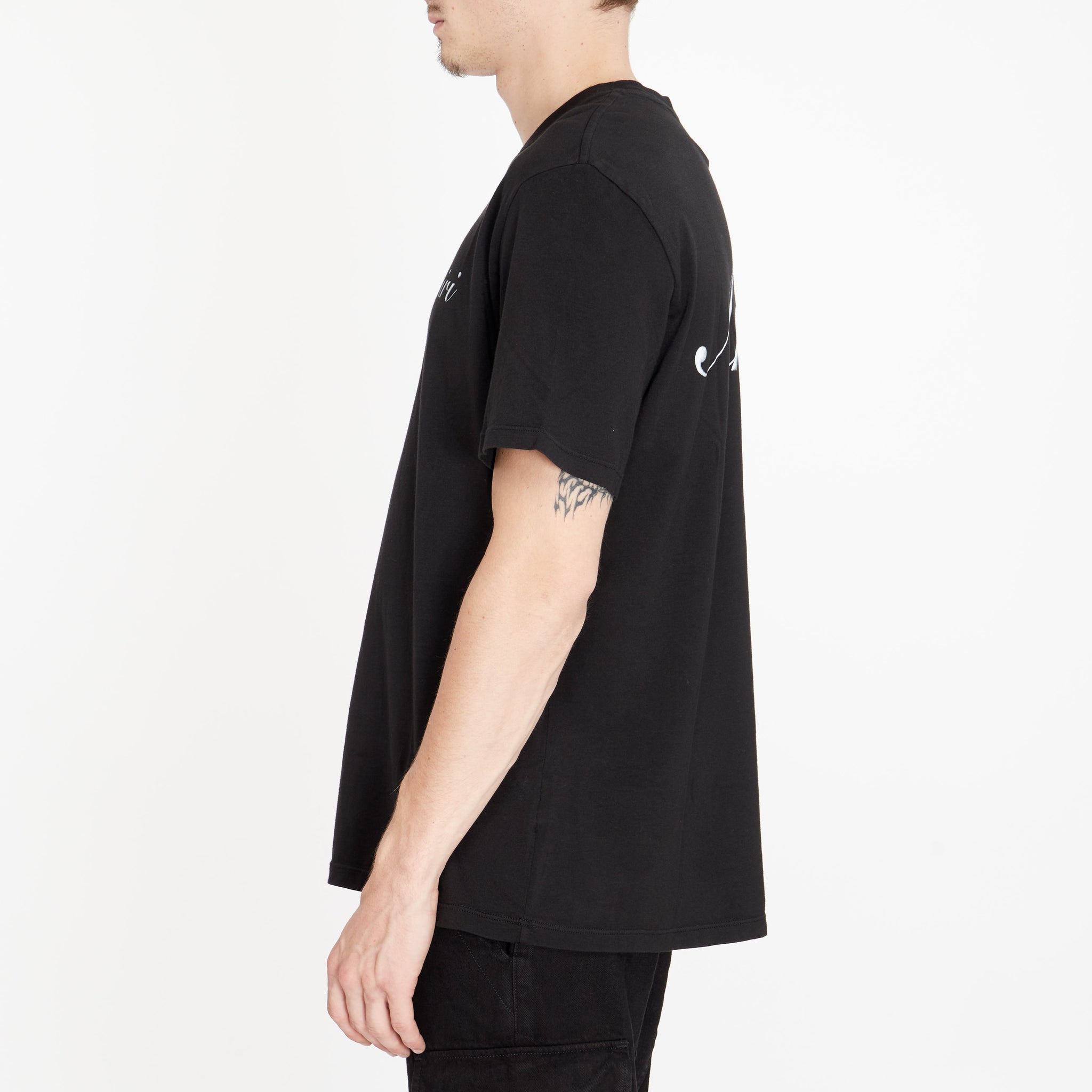 Tee Shirt Amiri Script Logo Noir