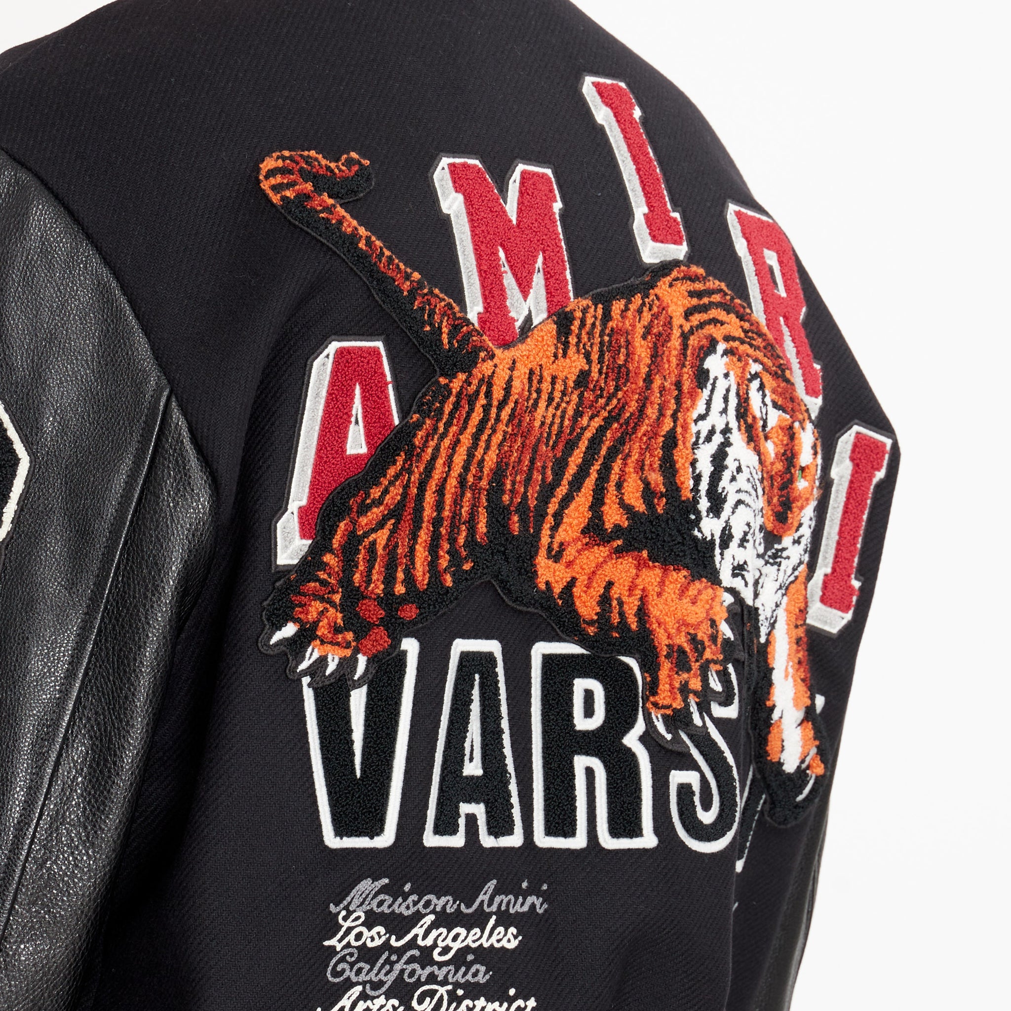 Veste Amiri Varsity Teddy Patch Noir
