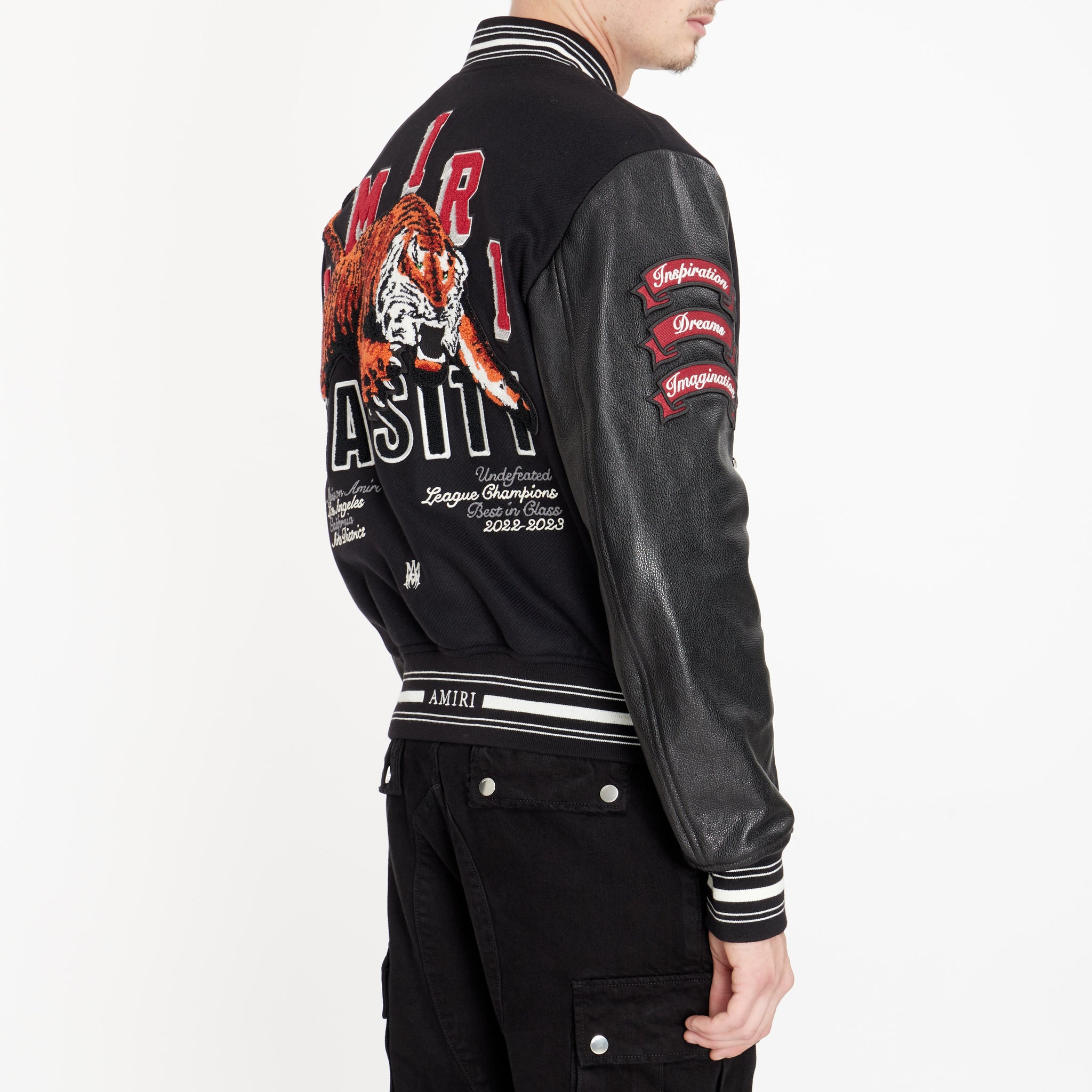 Veste Amiri Varsity Teddy Patch Noir