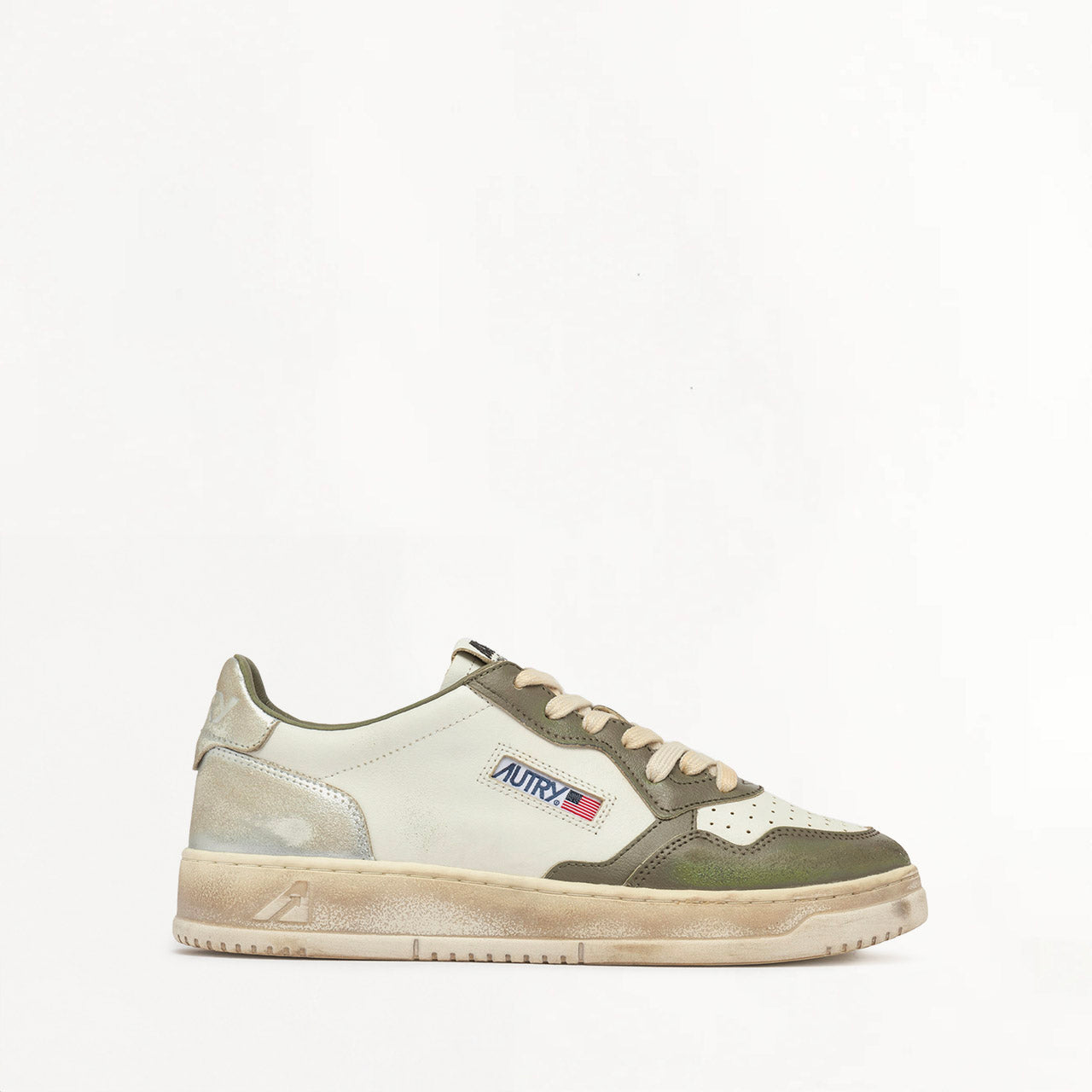 Sneakers Autry Super Vintage Green Silver SV50