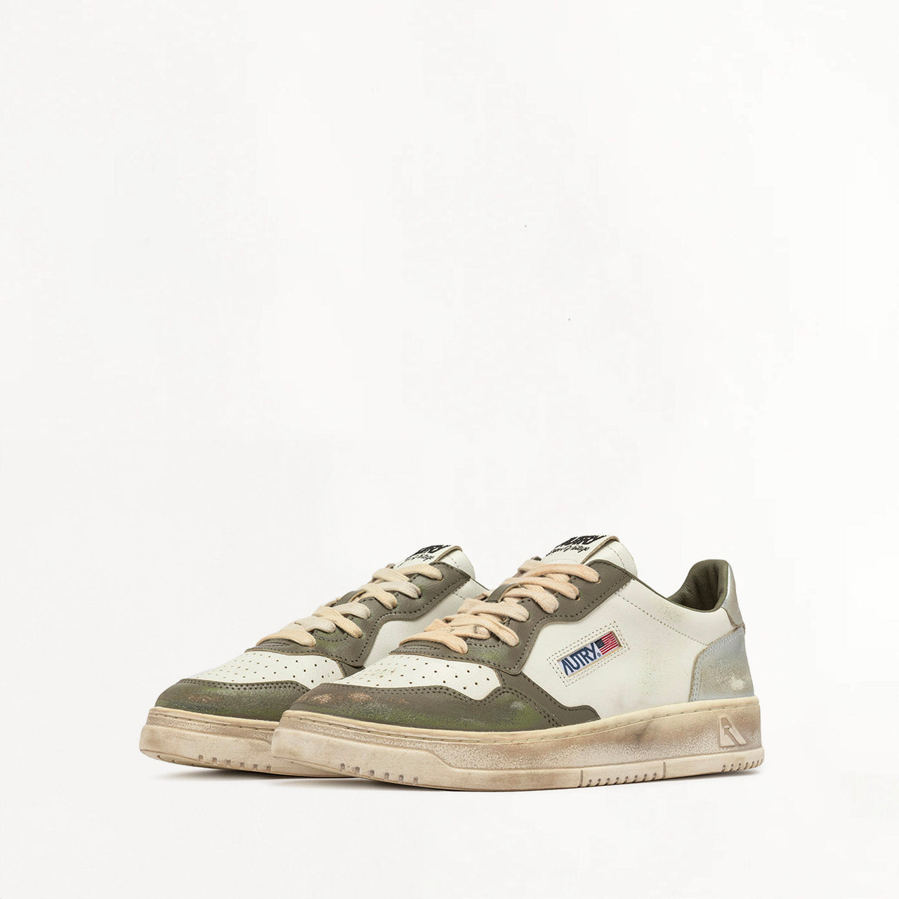 Sneakers Autry Super Vintage Green Silver SV50
