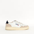 Autry Medalist Suede Sneakers in White and Blue