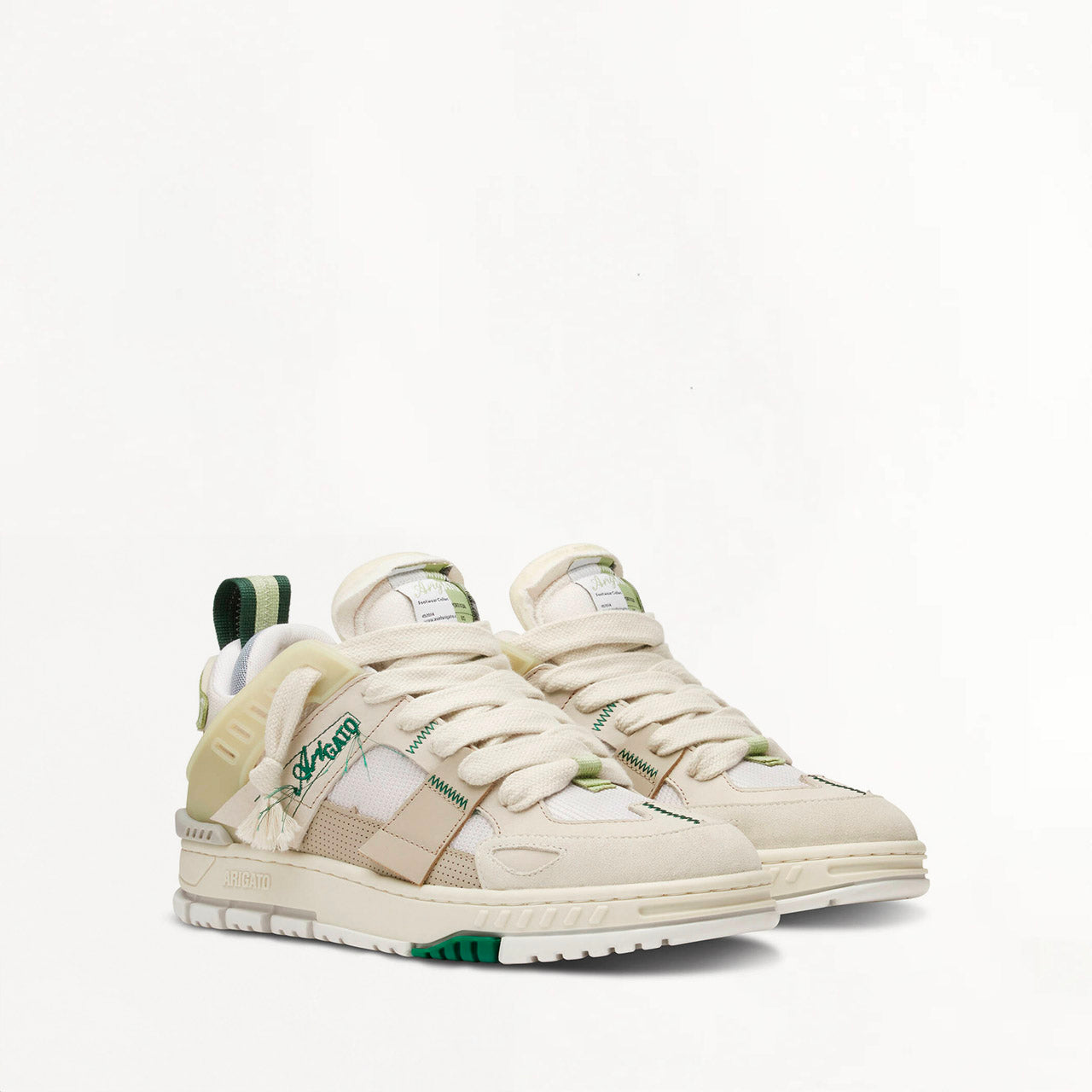 Sneakers Axel Arigato Area Patchwork Dark Beige / Light Green