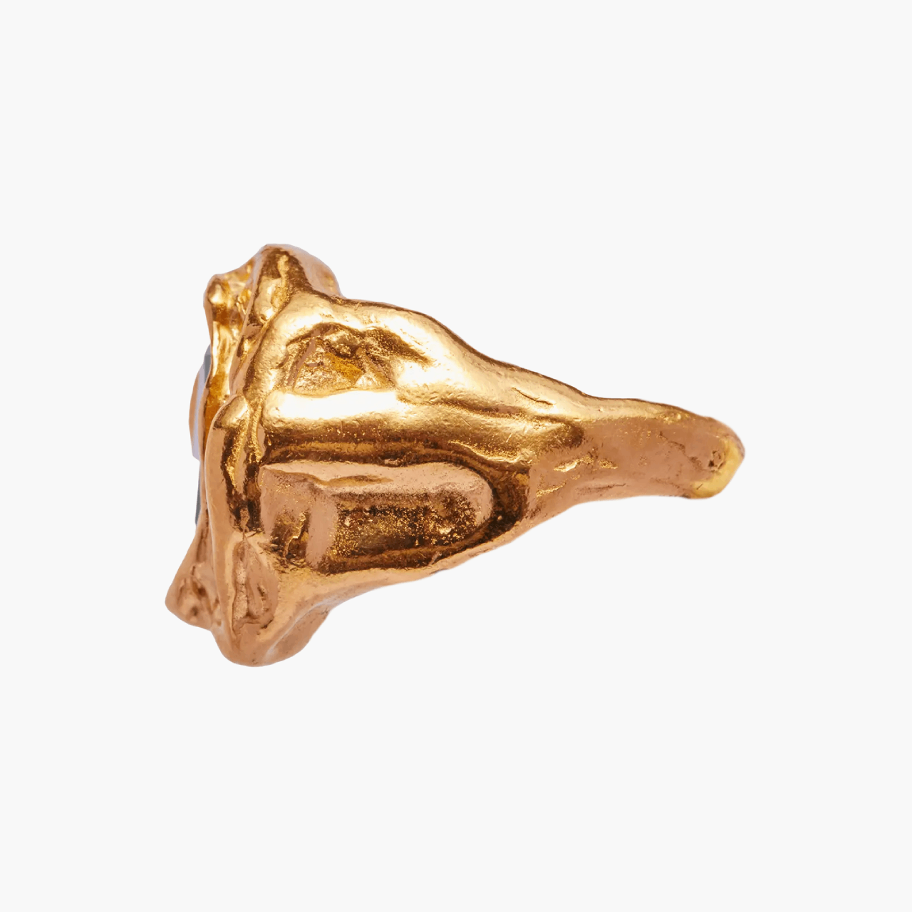 Bague Lago Plaquée Or Simuero